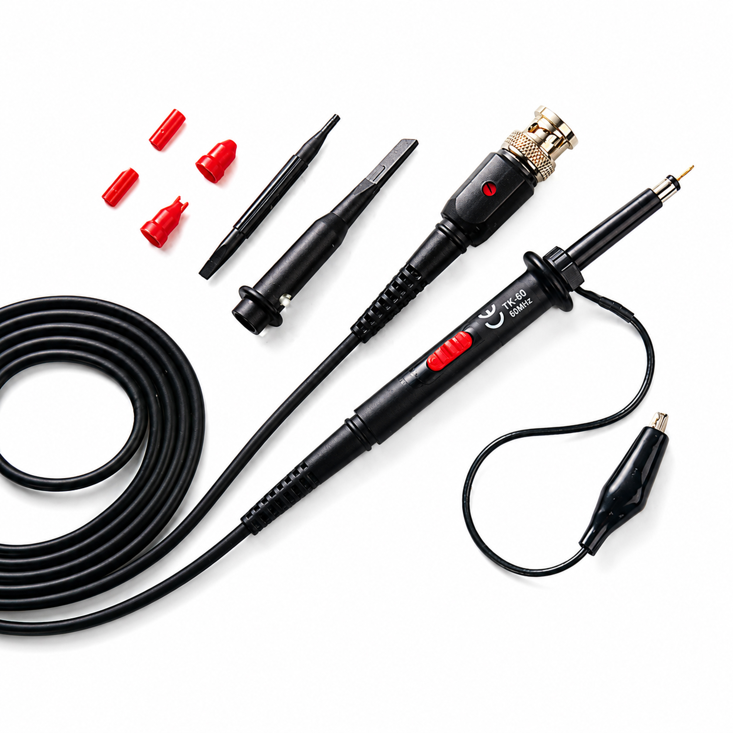 «PeakTech® P TK-60» Sonda per oscilloscopio, 60 MHz, 10:1/1:1