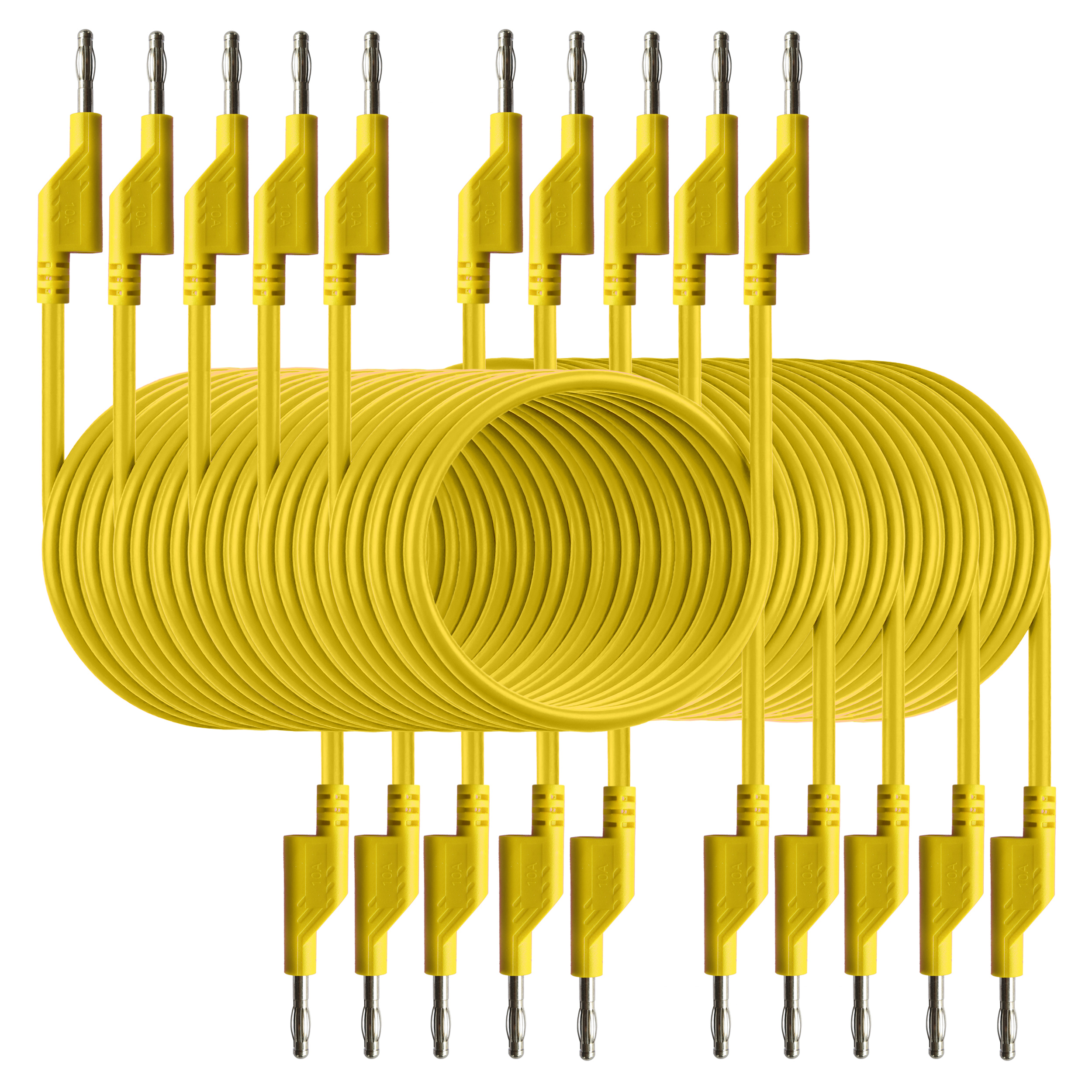 «PeakTech® P 7051 YELLOW» Testkabel 200cm (Farbe: gelb)