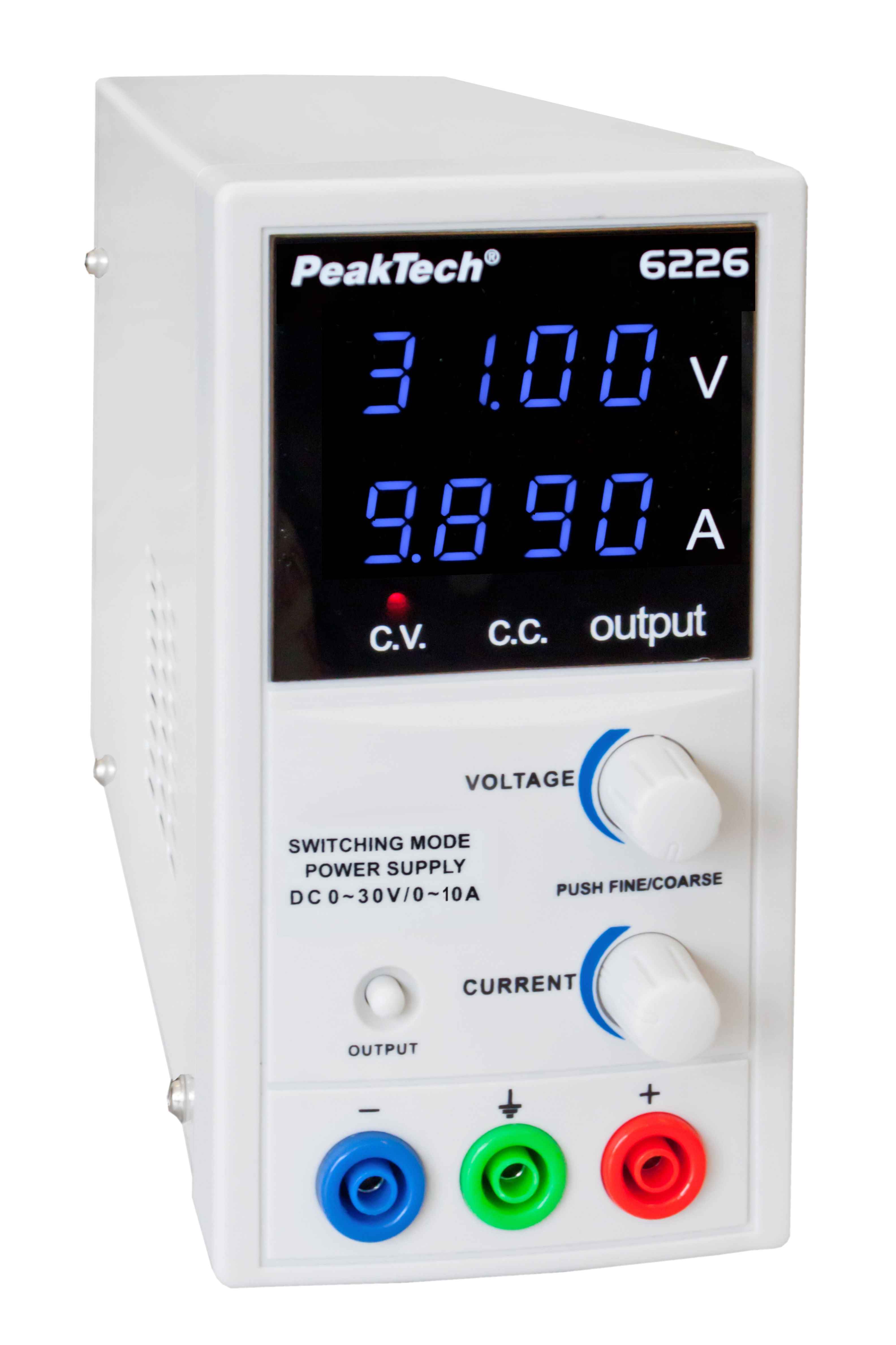 «PeakTech® P 6226» DC Labor-Schaltnetzteil, 0 - 30 V / 0 - 10 A