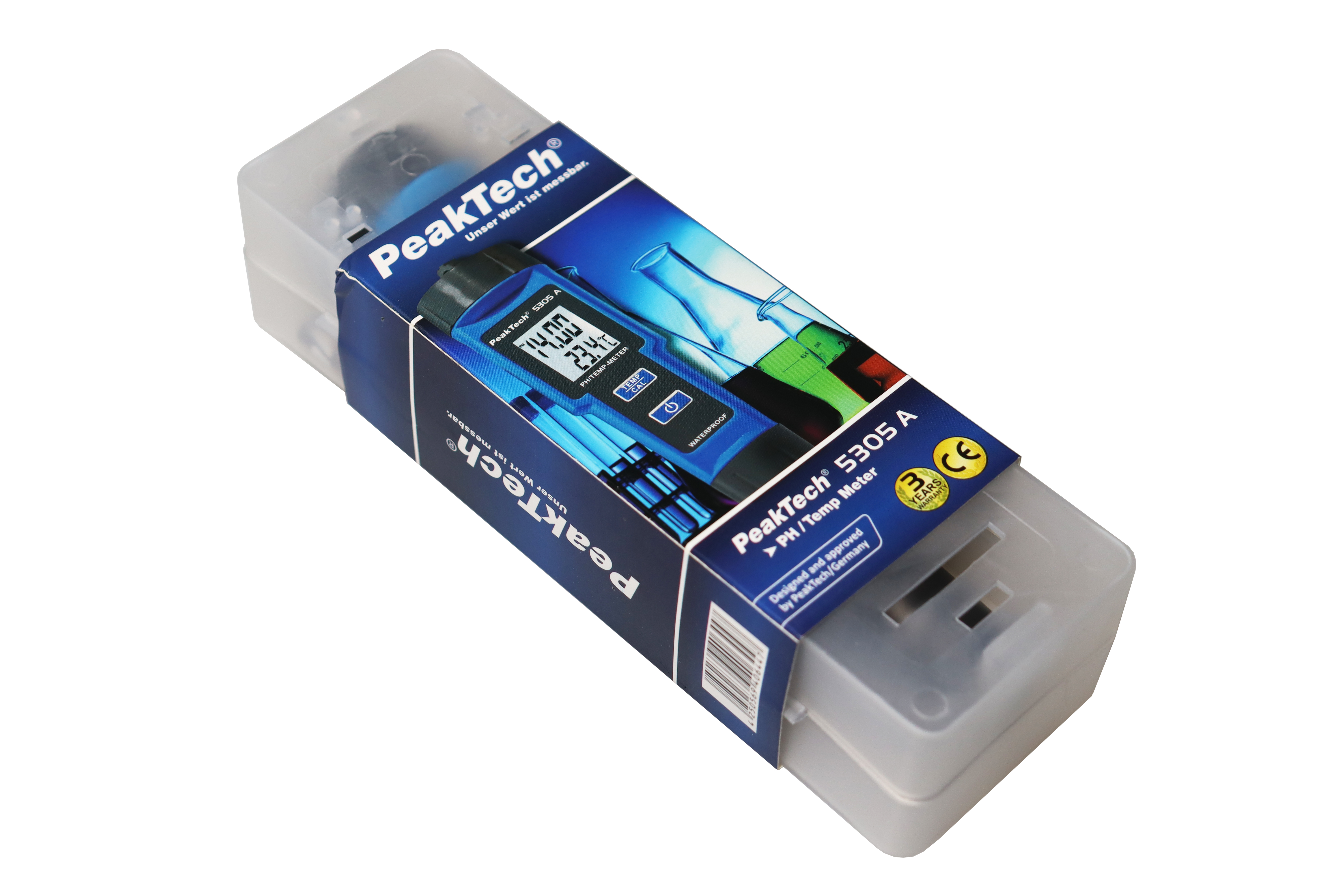«PeakTech® P 5305 A» PH-mètre 2 en 1 pour PH/TEMP