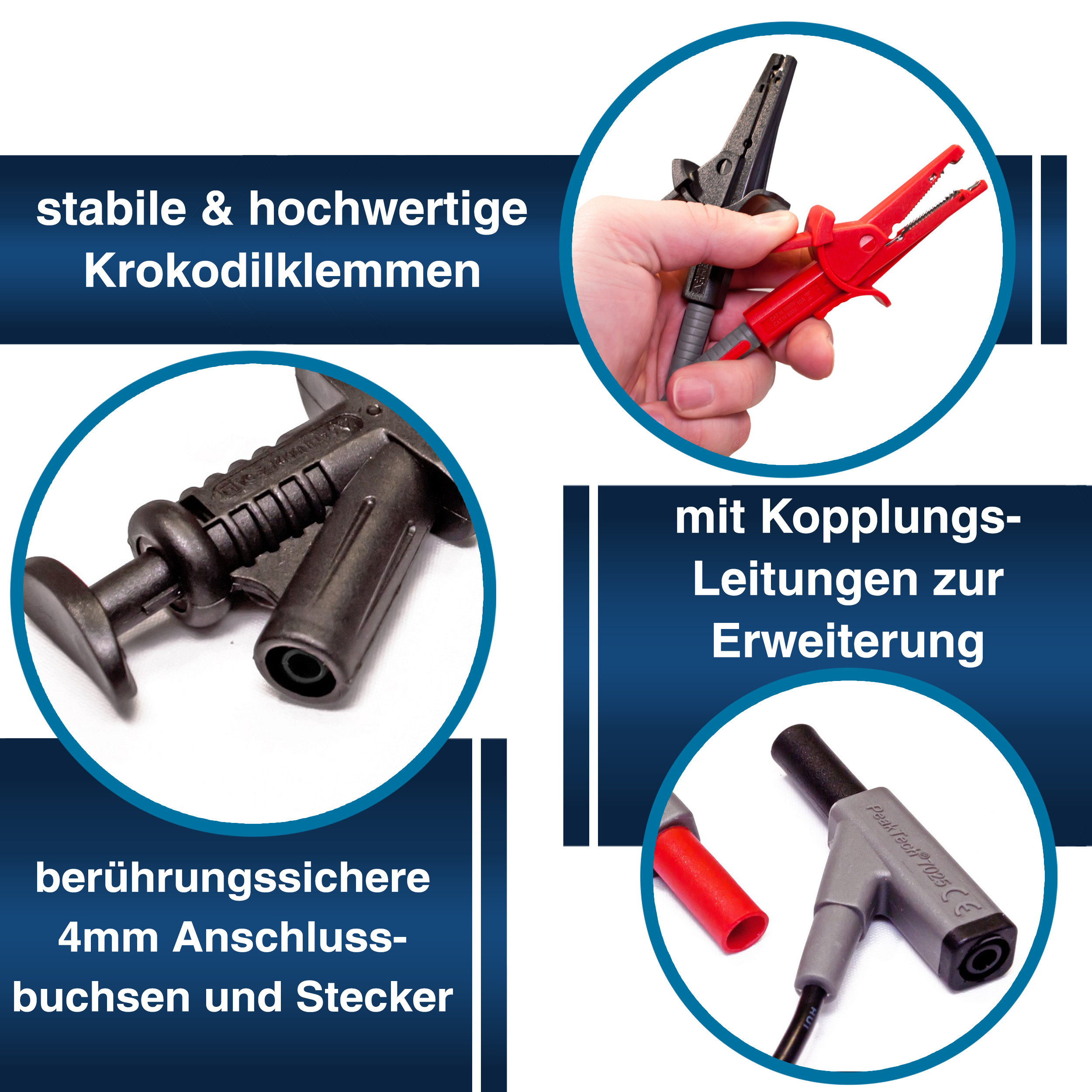 «PeakTech® P 8200» Set di accessori di misura