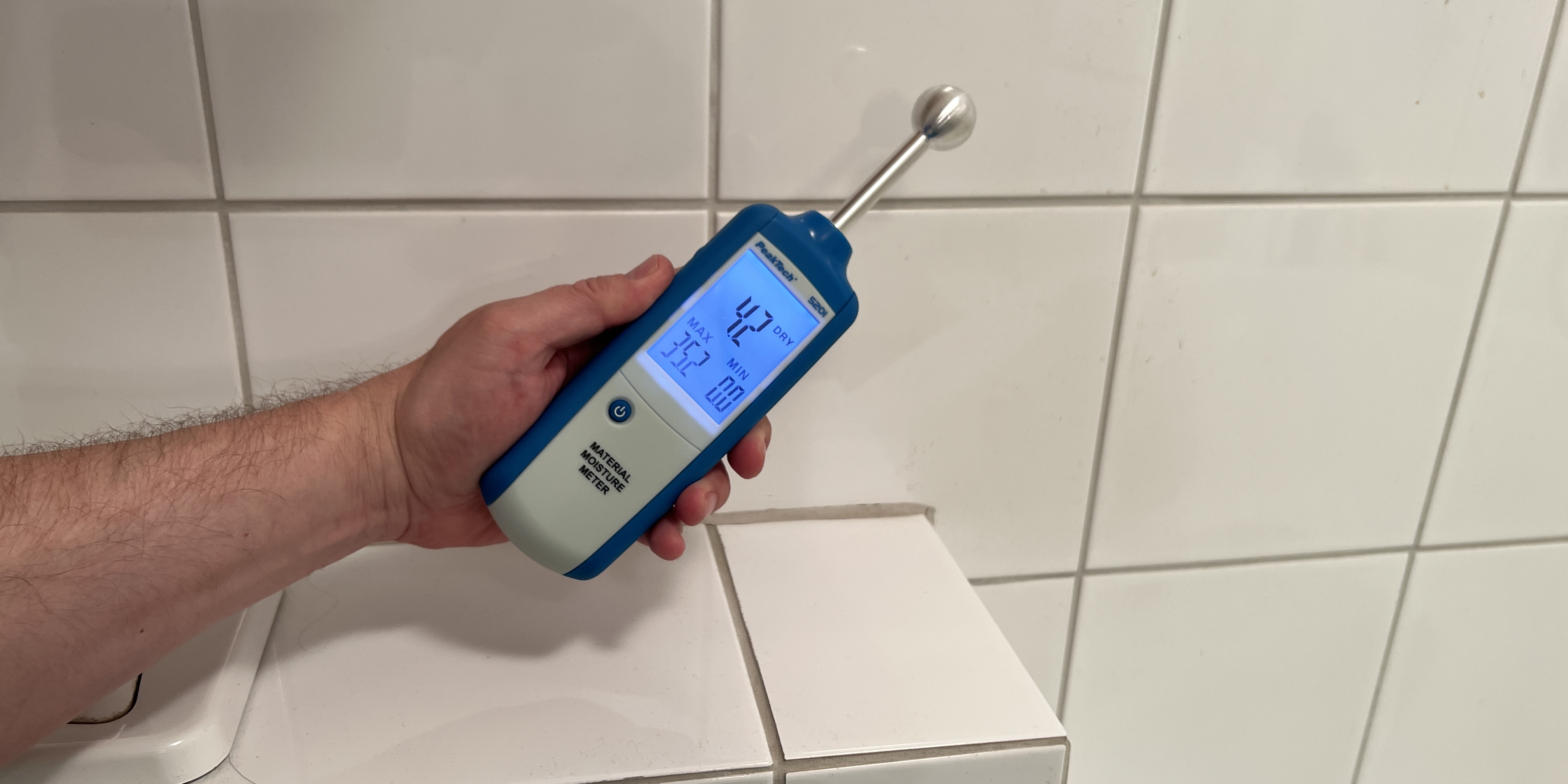 «PeakTech® P 5201» Miernik wilgotności drewna i materiałów