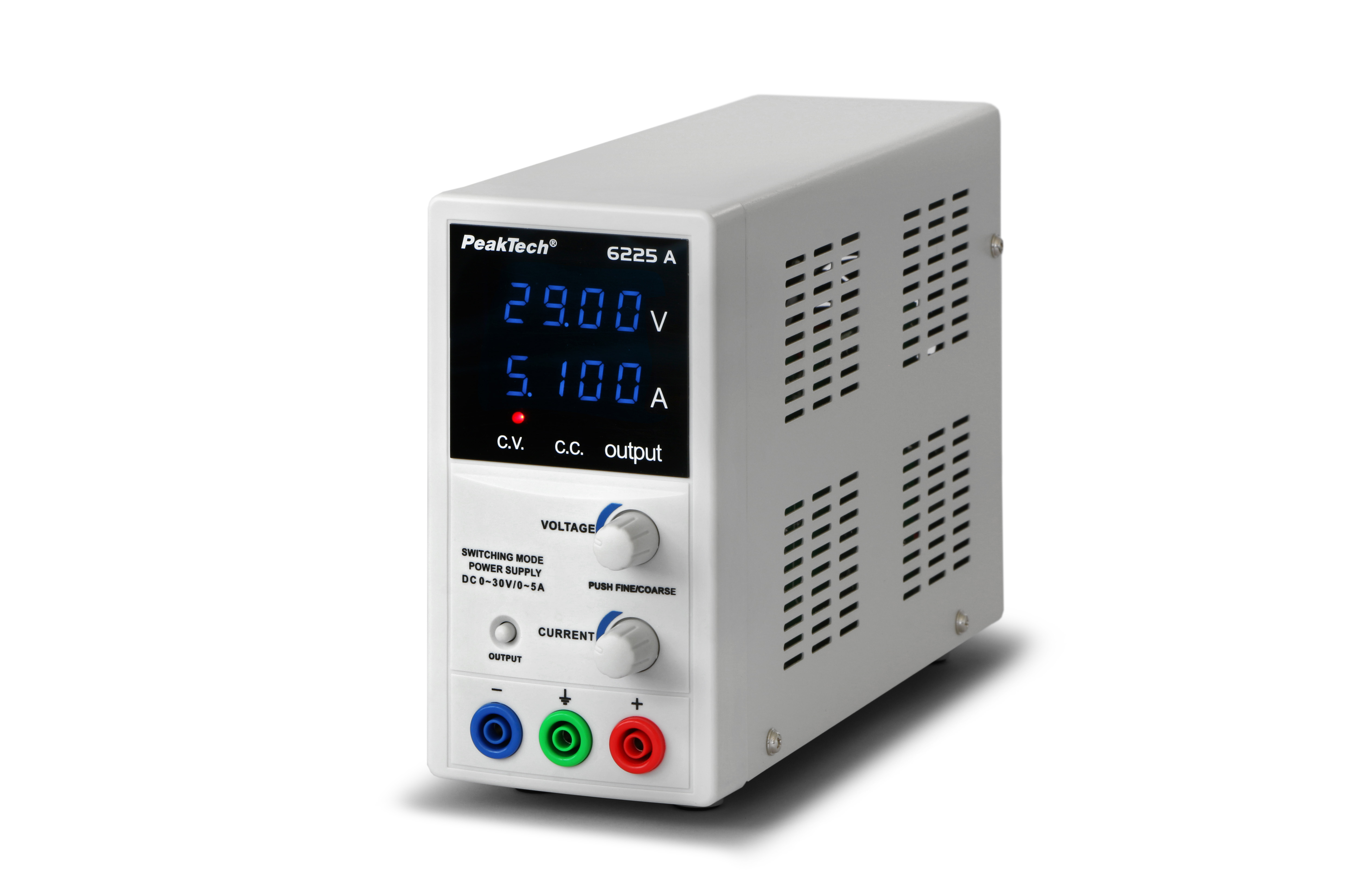 «PeakTech® P 6225 A» Zasilacz laboratoryjny 0 - 30 V / 0 - 5 A DC