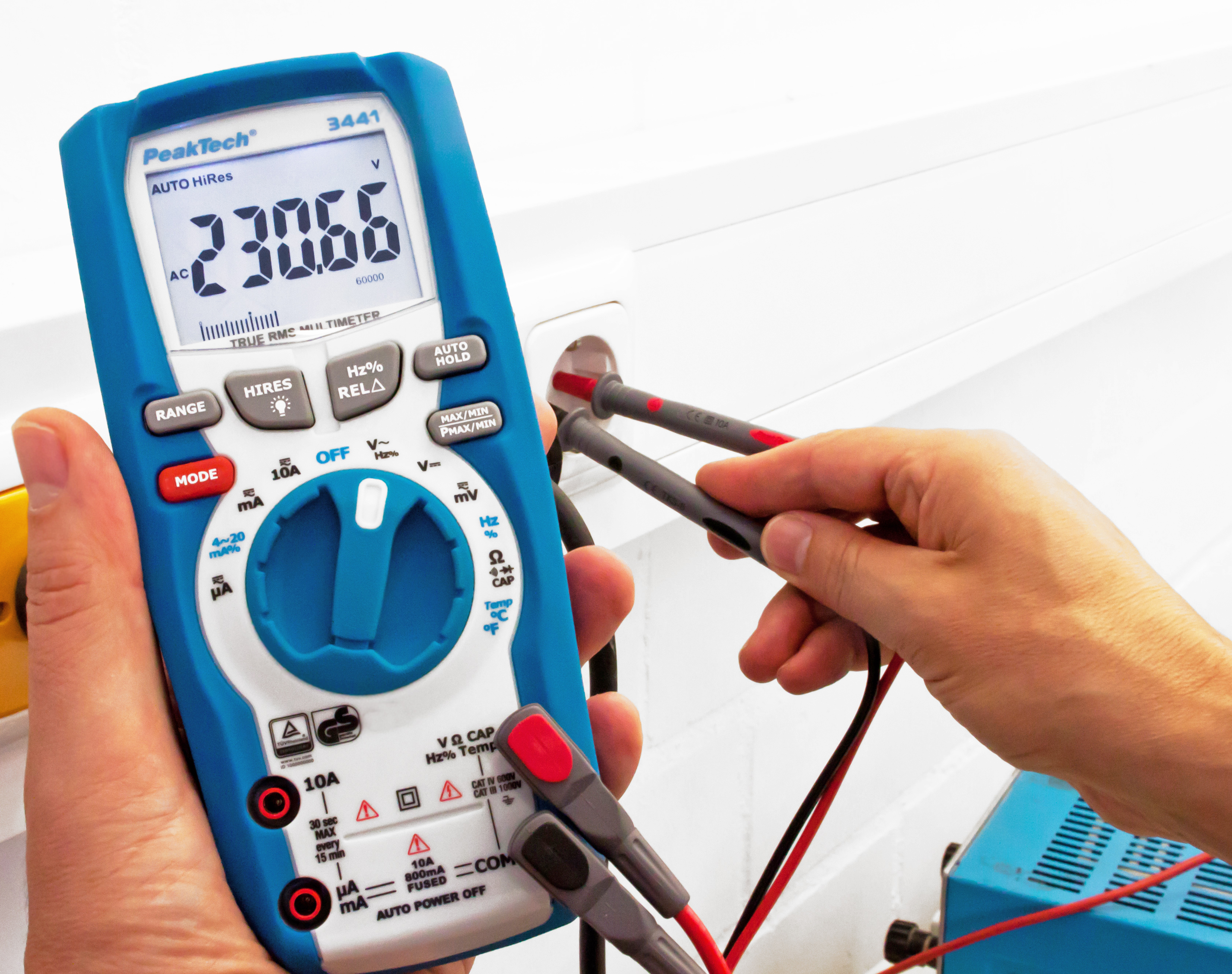 «PeakTech® P 3441» Multímetro Digital TrueRMS ~ 60.000 Counts ~ 1000V AC/DC