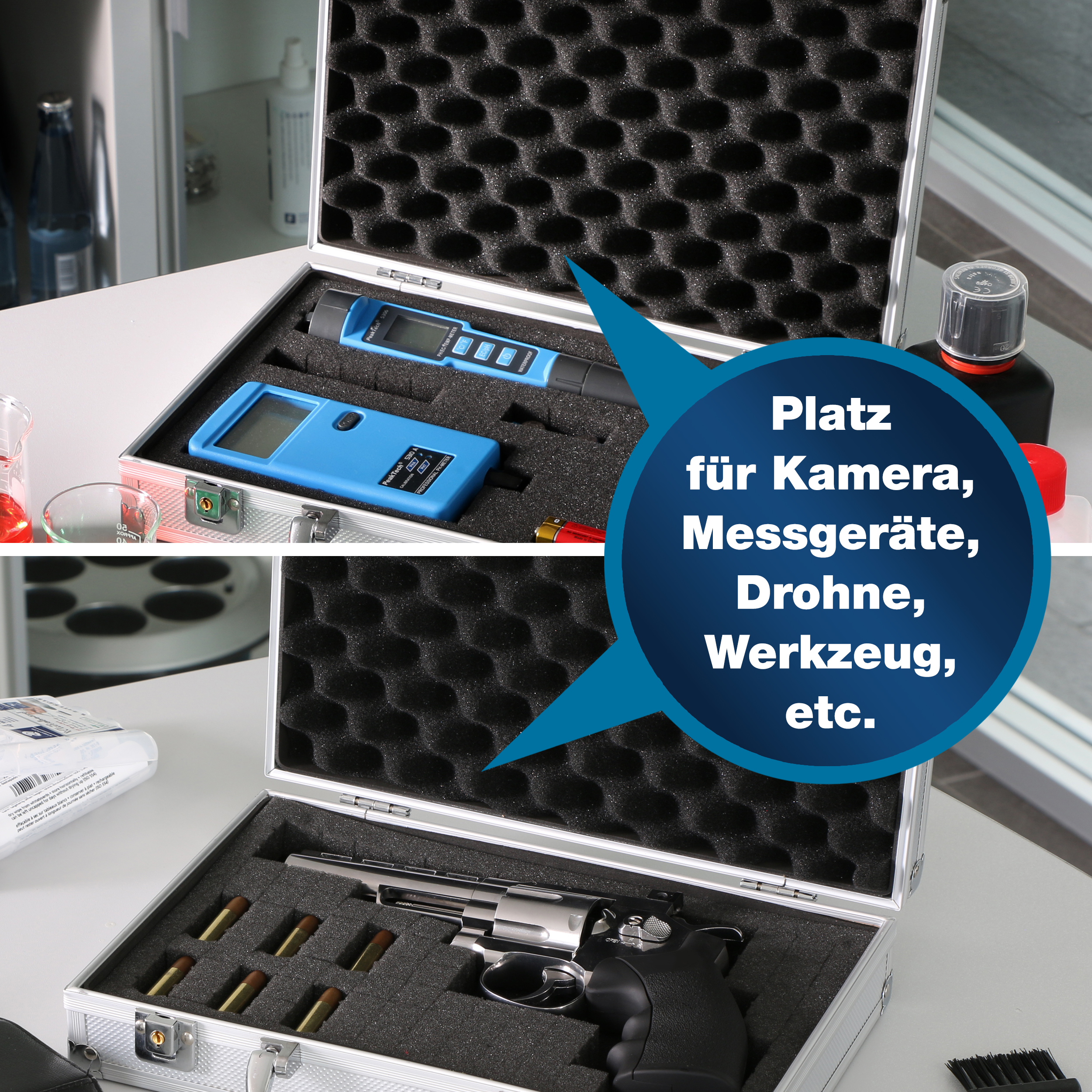 «PeakTech® P 7255» Estuche de Transporte para Instrumentos de Medida
