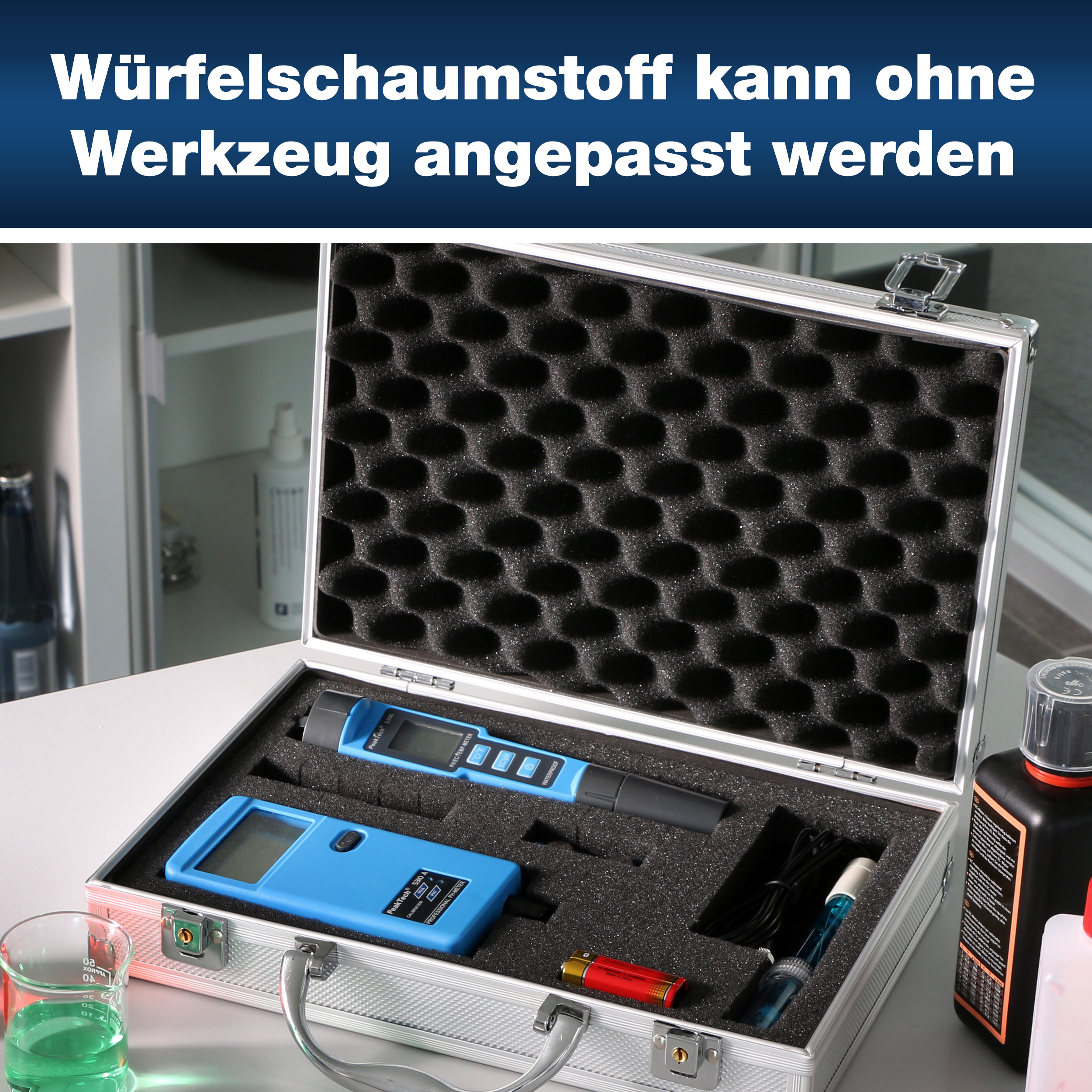 «PeakTech® P 7255» Estuche de Transporte para Instrumentos de Medida