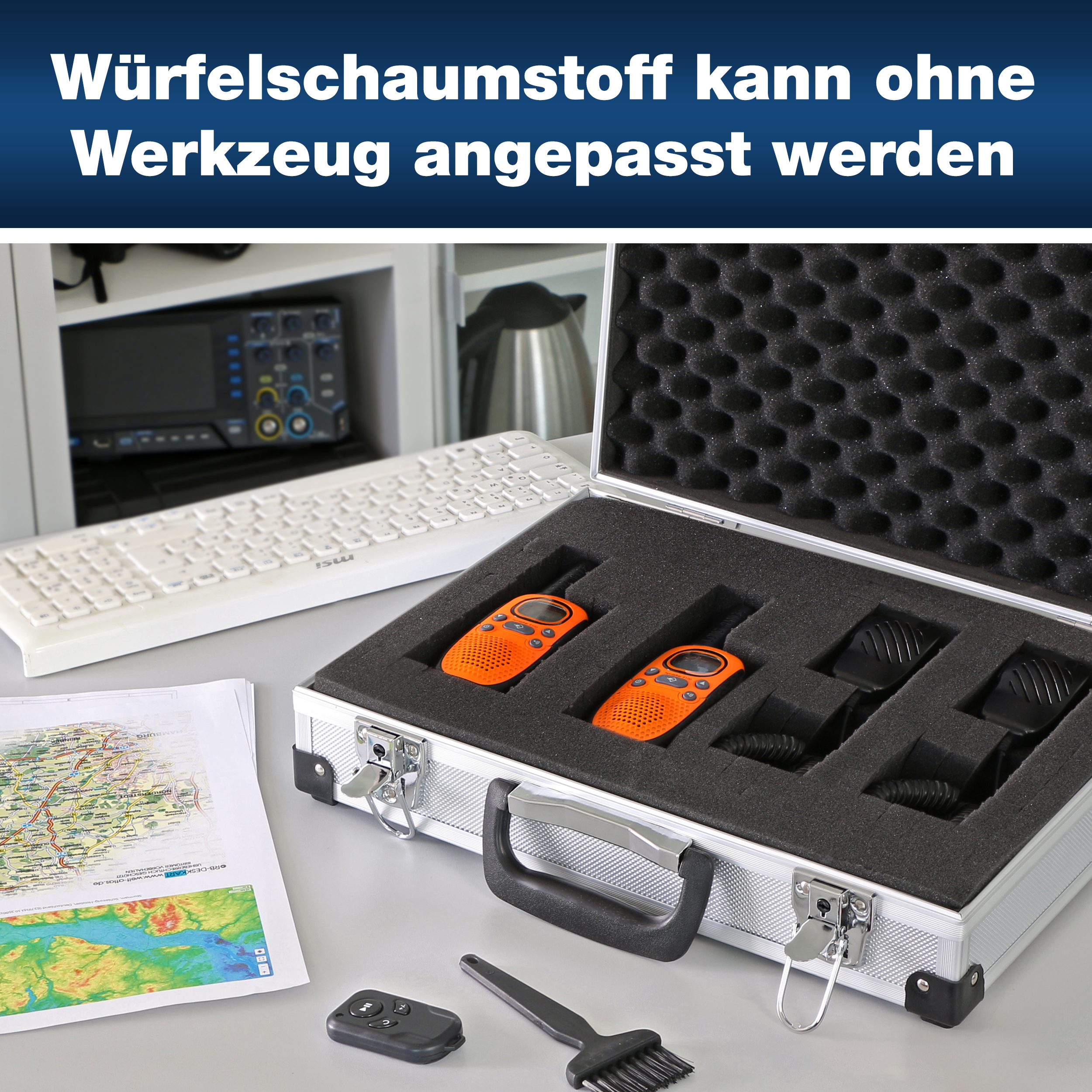 «PeakTech® P 7265» Estuche de Transporte para Instrumentos de Medida