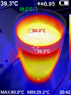 «PeakTech® P 5610 B» Thermal Imaging Camera 220x160px. -20°C ... +550°C with Photo & Video