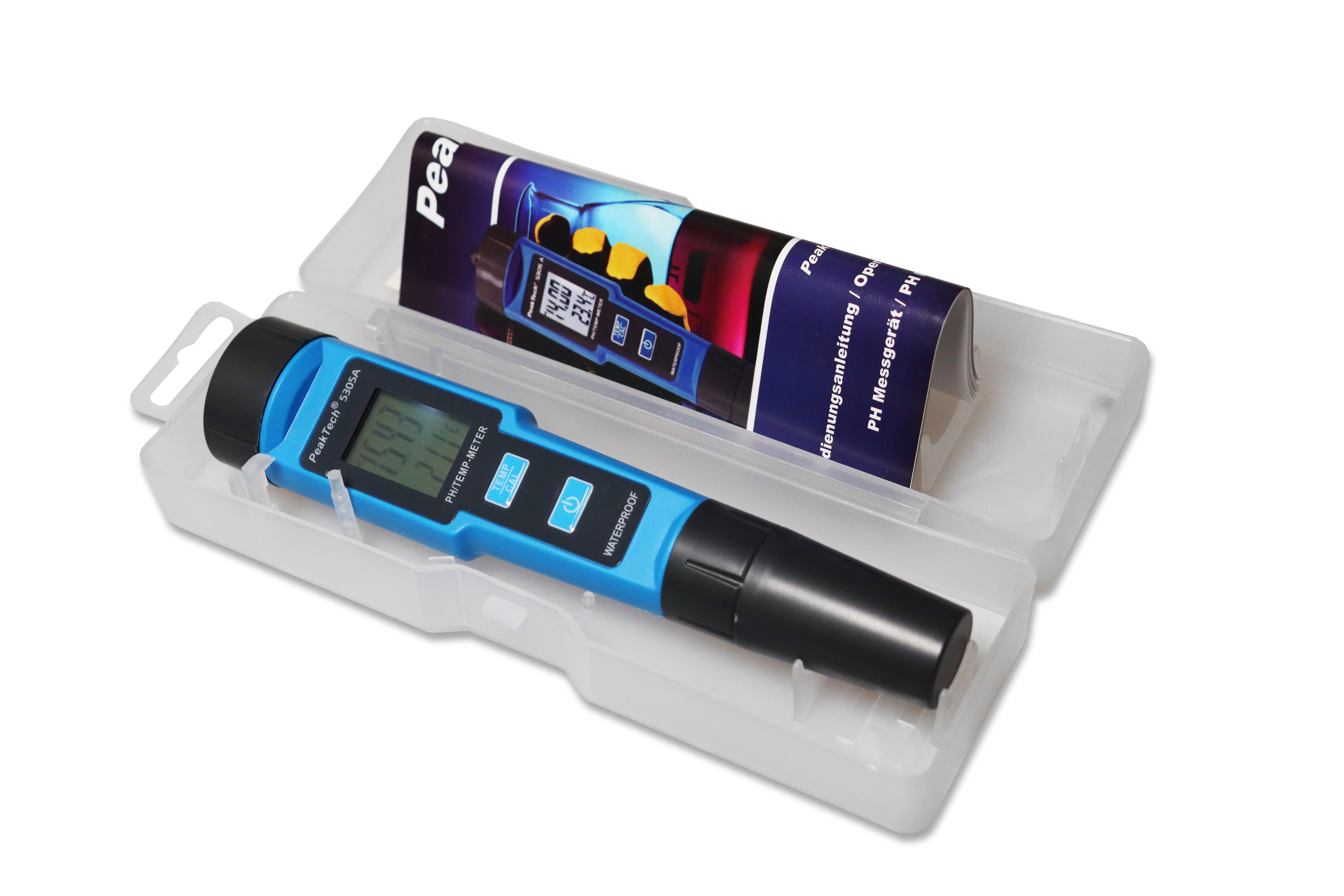 «PeakTech® P 5305 A» PH-mètre 2 en 1 pour PH/TEMP