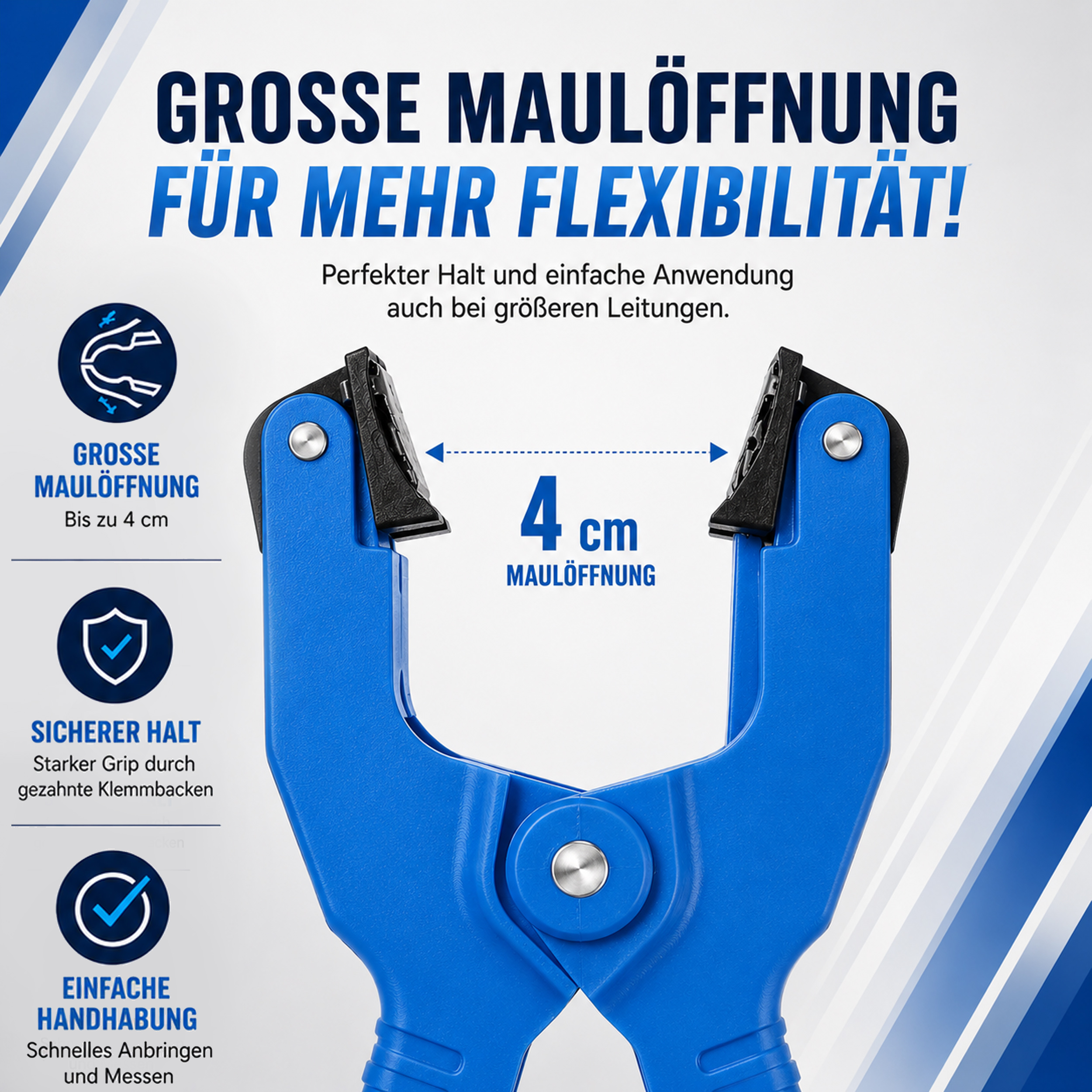 «PeakTech® P TF-25» Zangen-Temperaturfühler, -20 °C … + 200°C