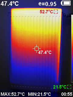 «PeakTech® P 5610 B» Thermal Imaging Camera 220x160px. -20°C ... +550°C with Photo & Video