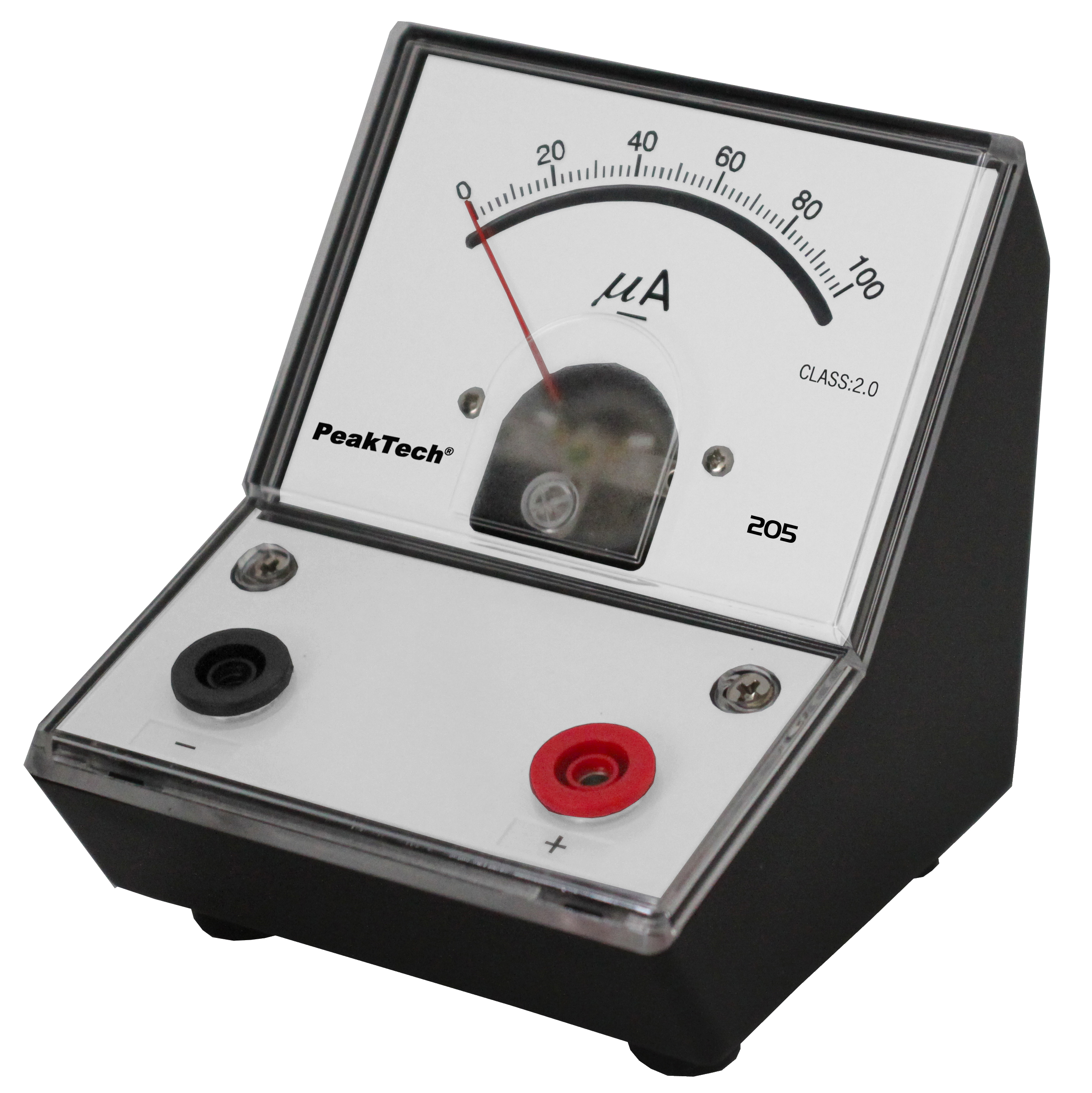 «PeakTech® P 205-02» Analoges Amperemeter - 0 ... 100µA DC