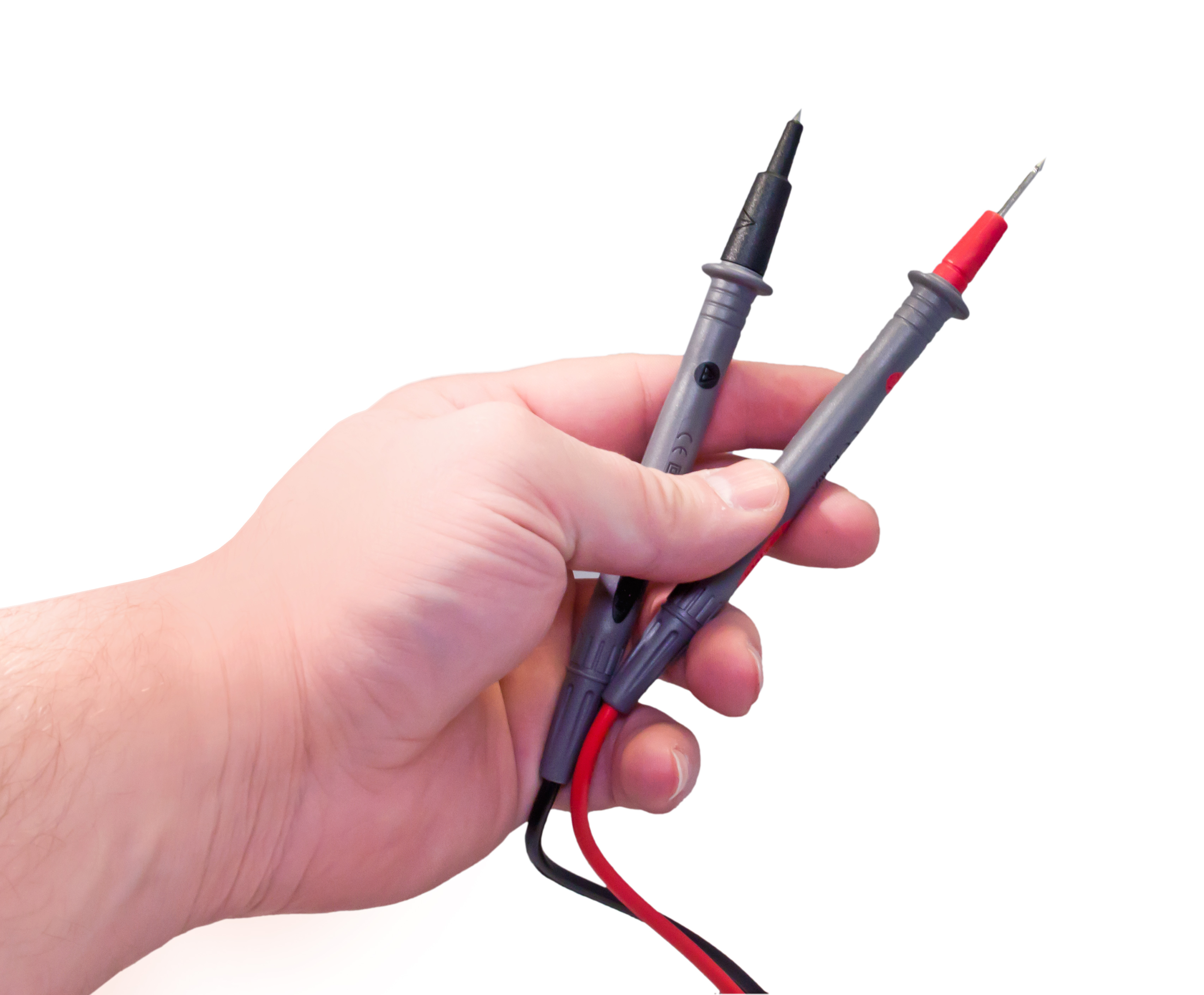 «PeakTech® TKS-8» Cables de Medida, punta de sonda de 2mm, fundas