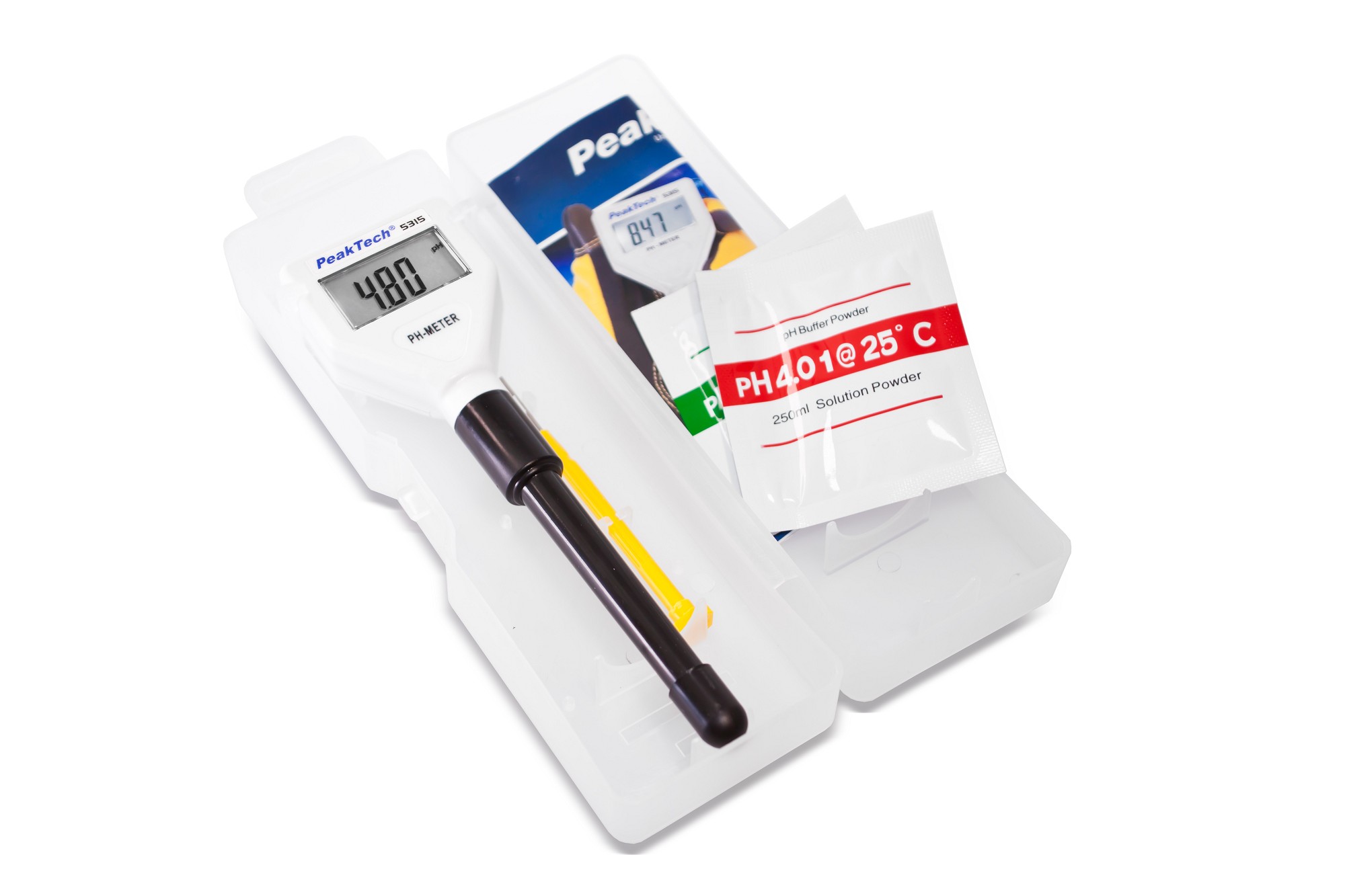 «PeakTech® P 5315» PH-Mètre 0,00 ... 14,00 avec rétro-éclairage