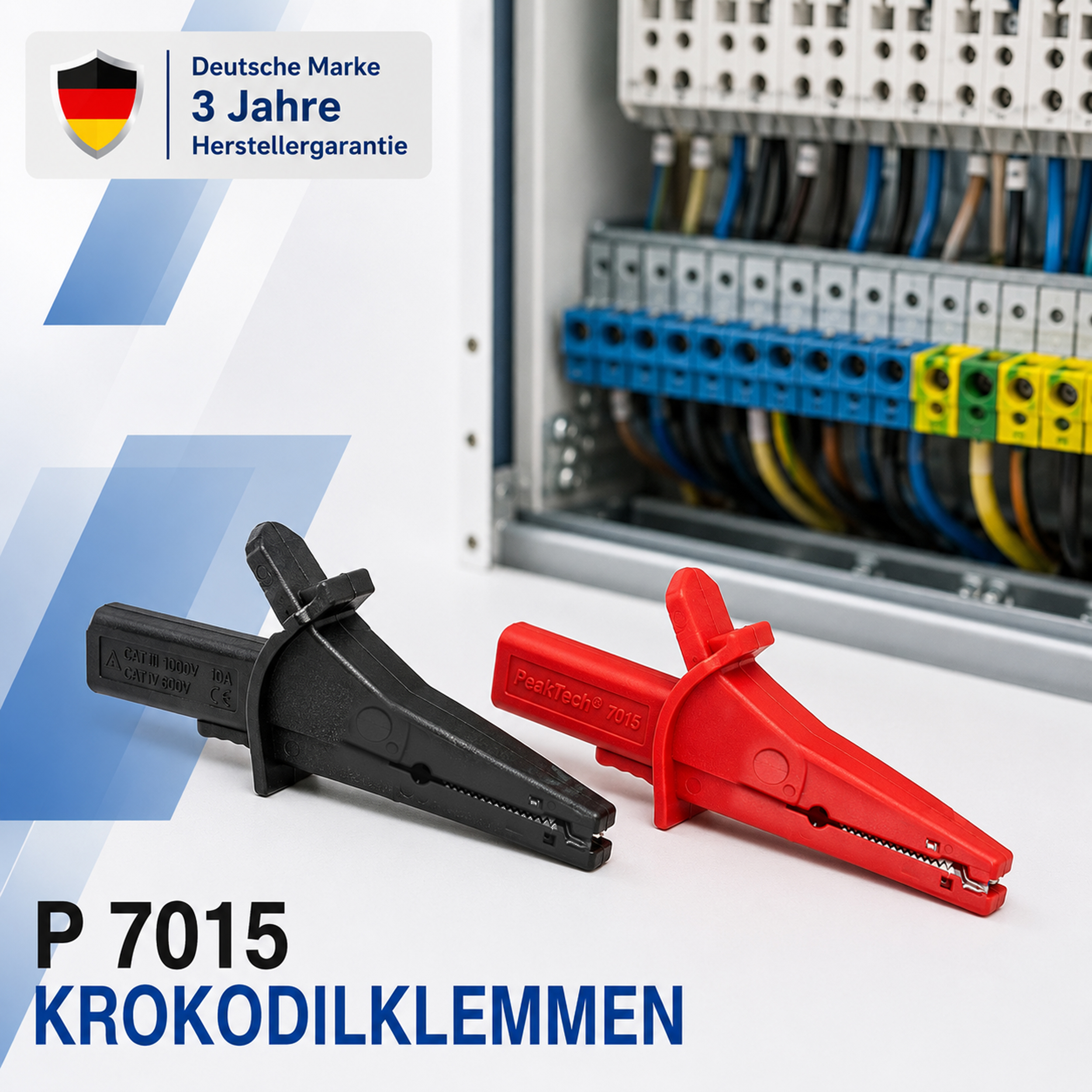 «PeakTech® P 7015» Alligator clamps for Digital Multimeter