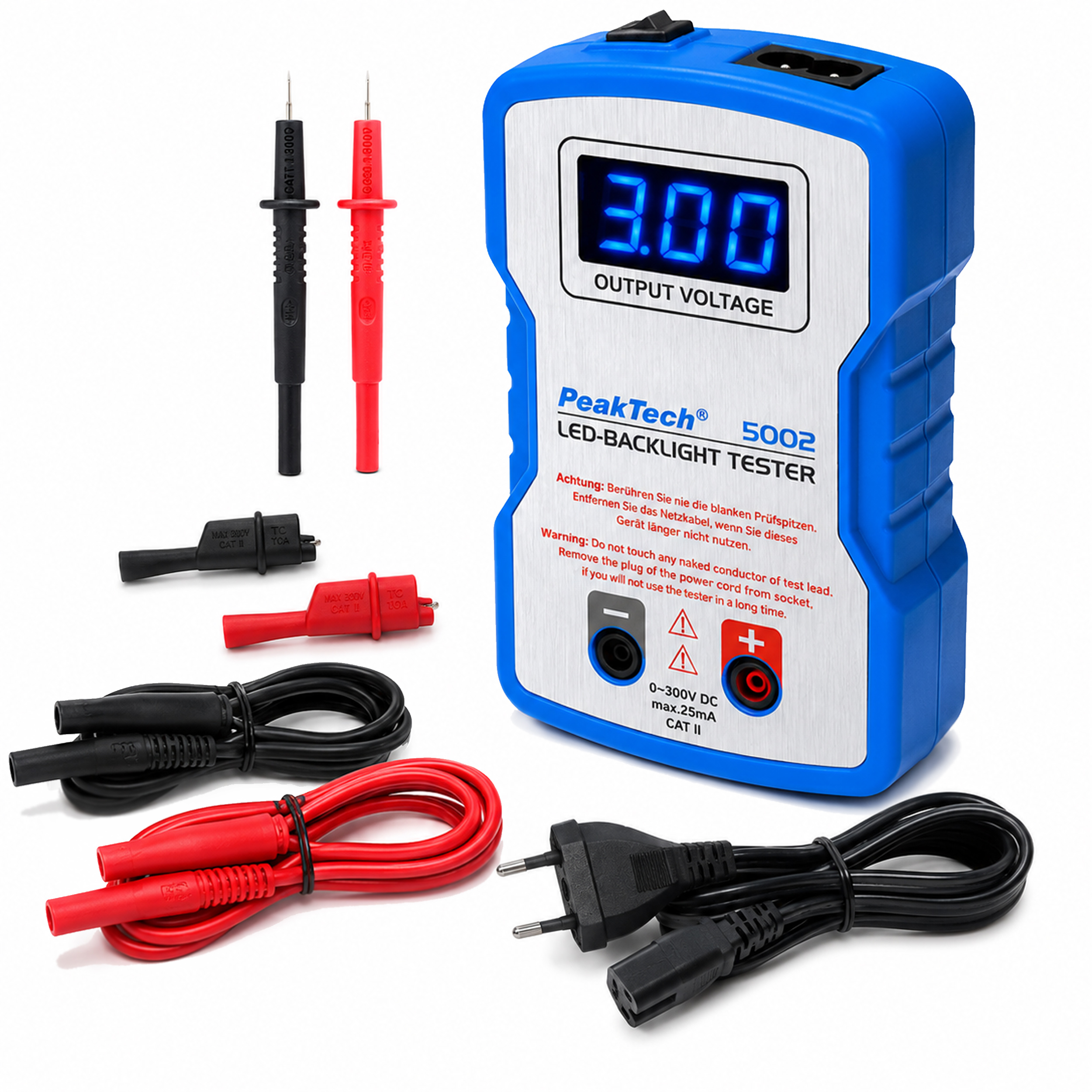 «PeakTech® P 5002» Tester de LED 0...300V DC