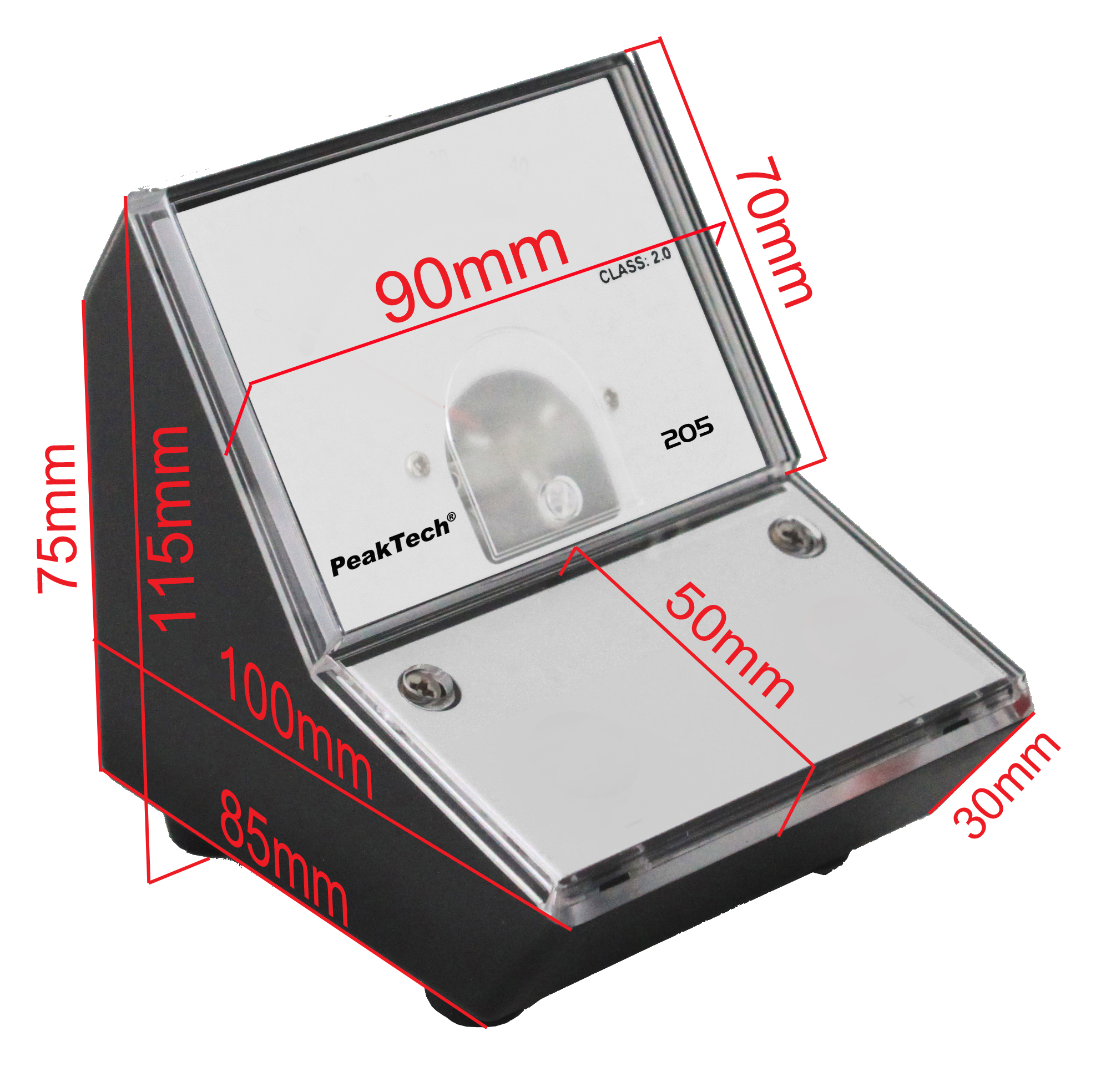 «PeakTech® P 205-08» Analoges - Galvanometer +/- 35µA DC