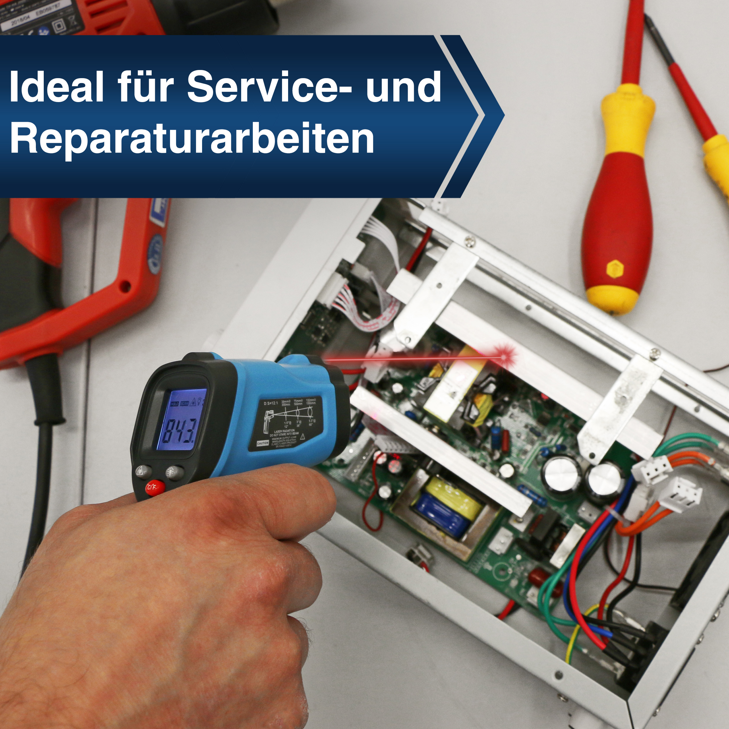 «PeakTech® P 4940» Mini termometr IR -50°C ... +600°C ~ 12:1