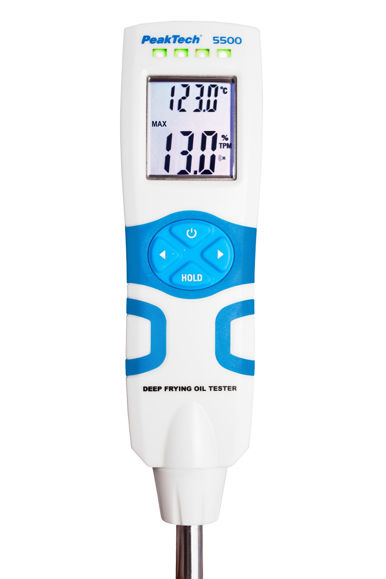 «PeakTech® P 5500» Öltester - TPM% Wert und Öltemperatur