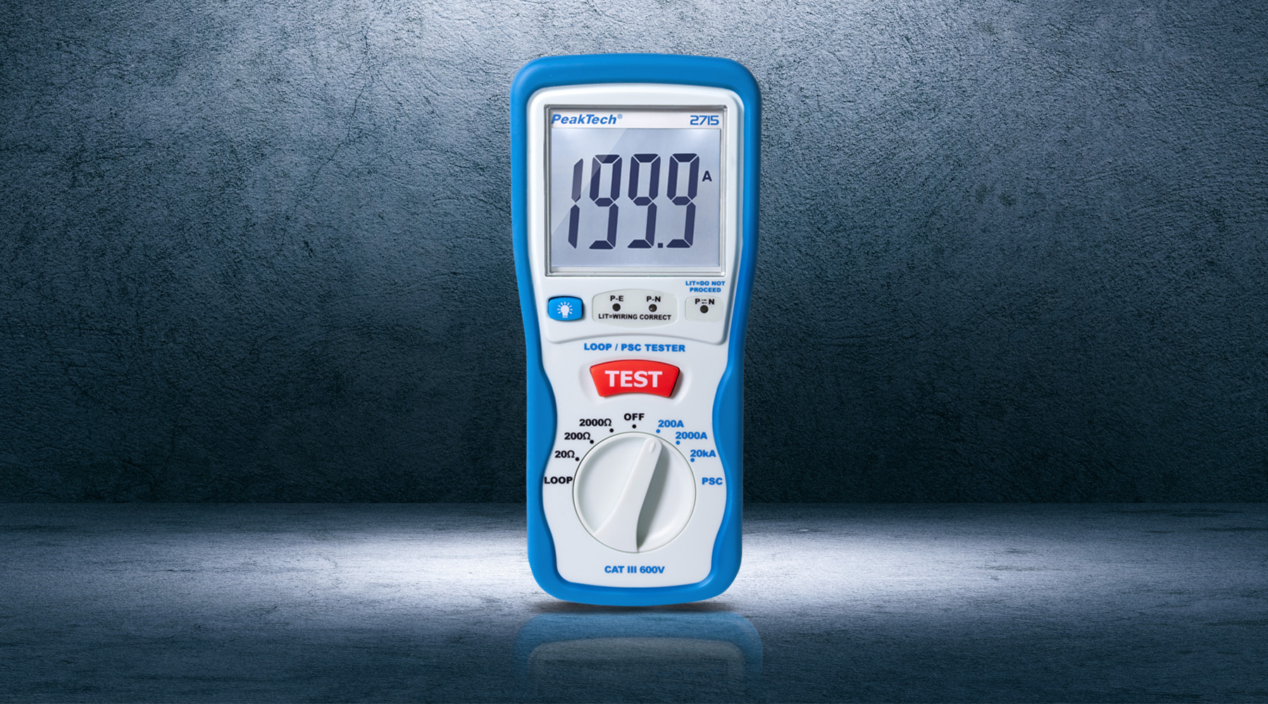 Loop resistance measuring device