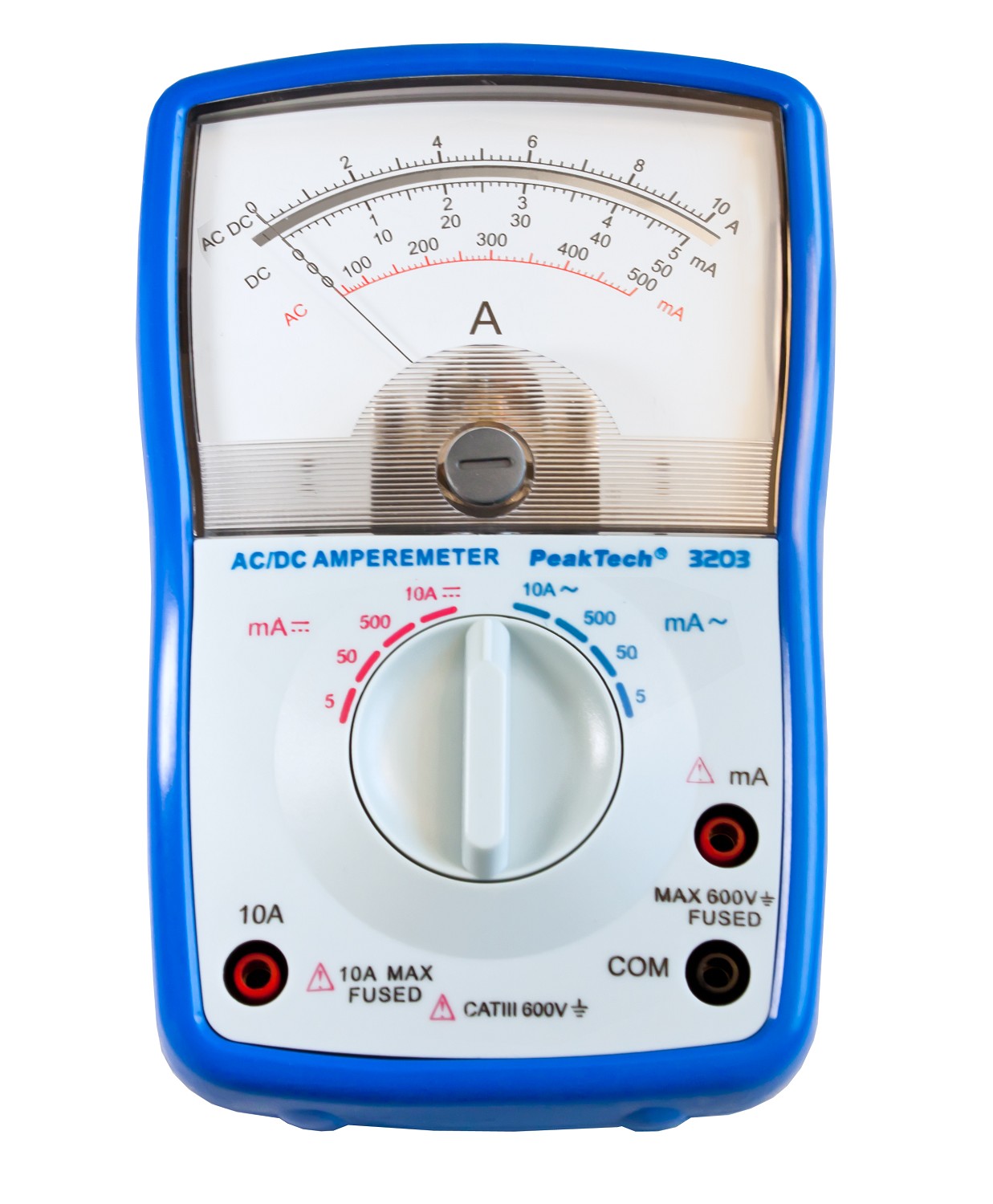 «PeakTech® P 3203» Amperímetro Analógico 10 A AC/DC