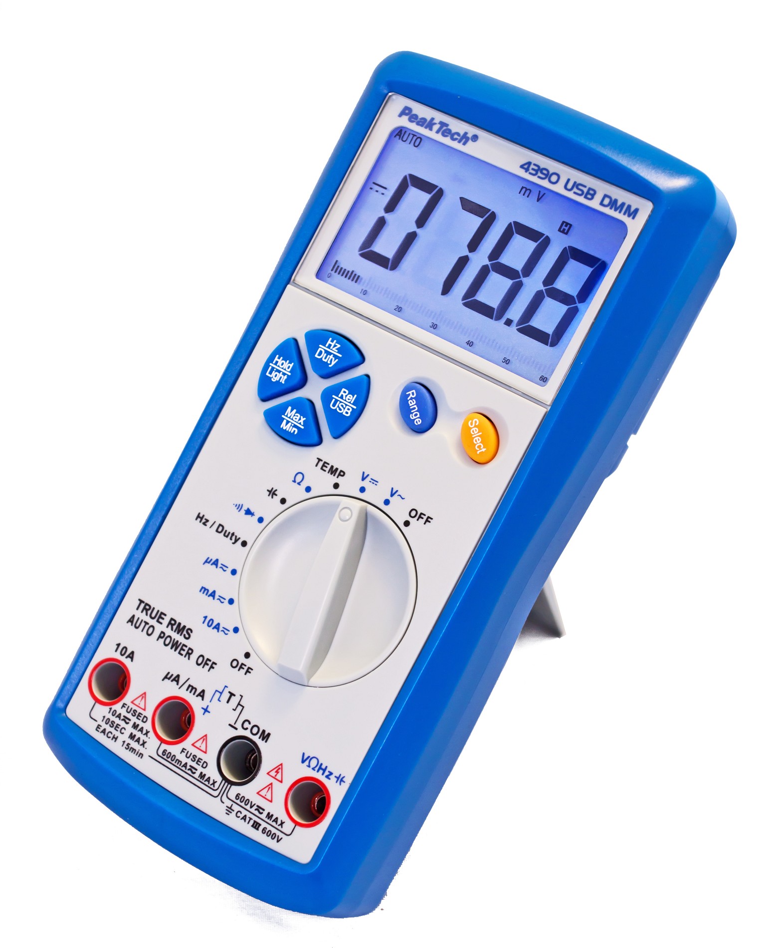 «PeakTech® P 4390» Digitalmultimeter 6.000 Counts 600V/10A AC/DC TRMS