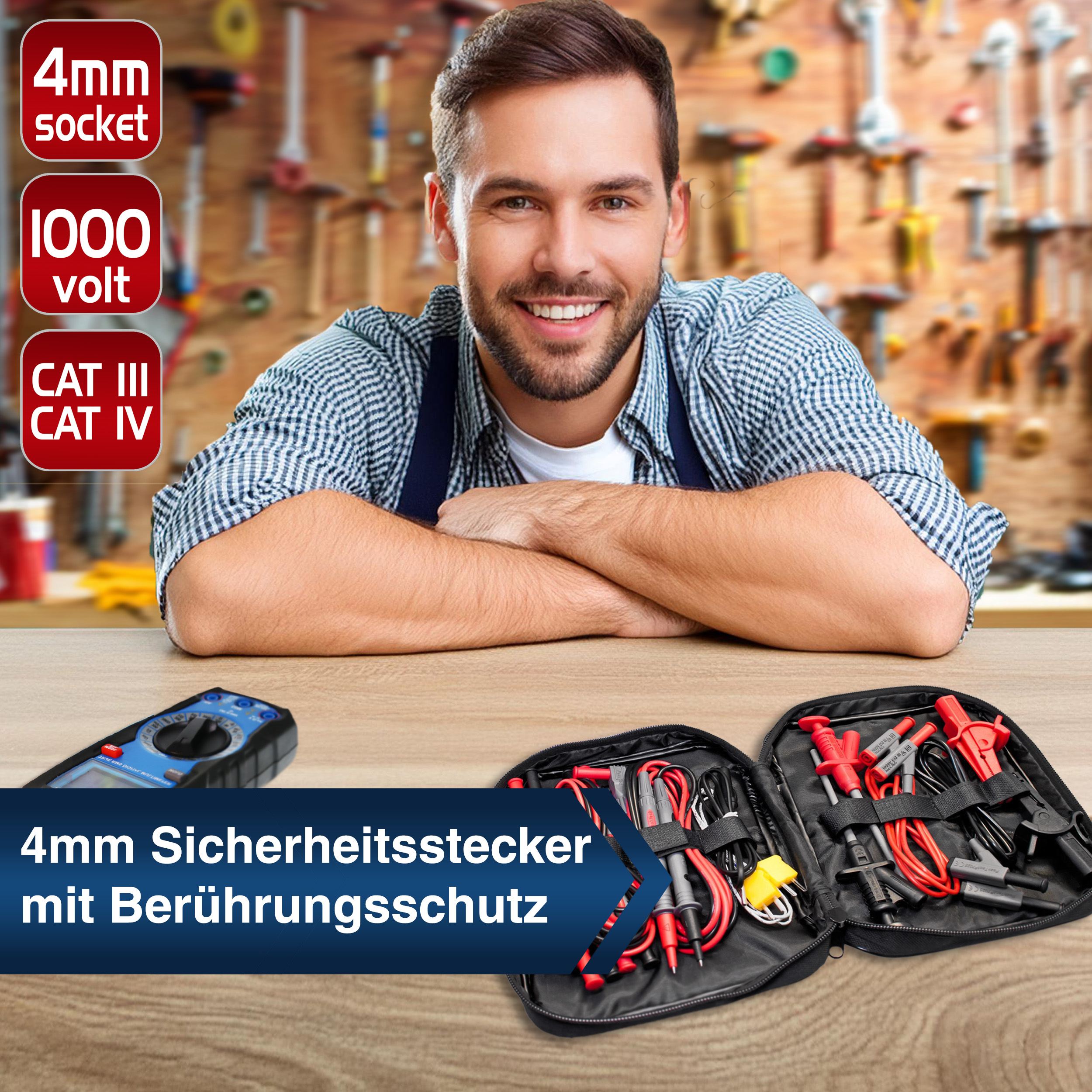 «PeakTech® P 8200» Set di accessori di misura