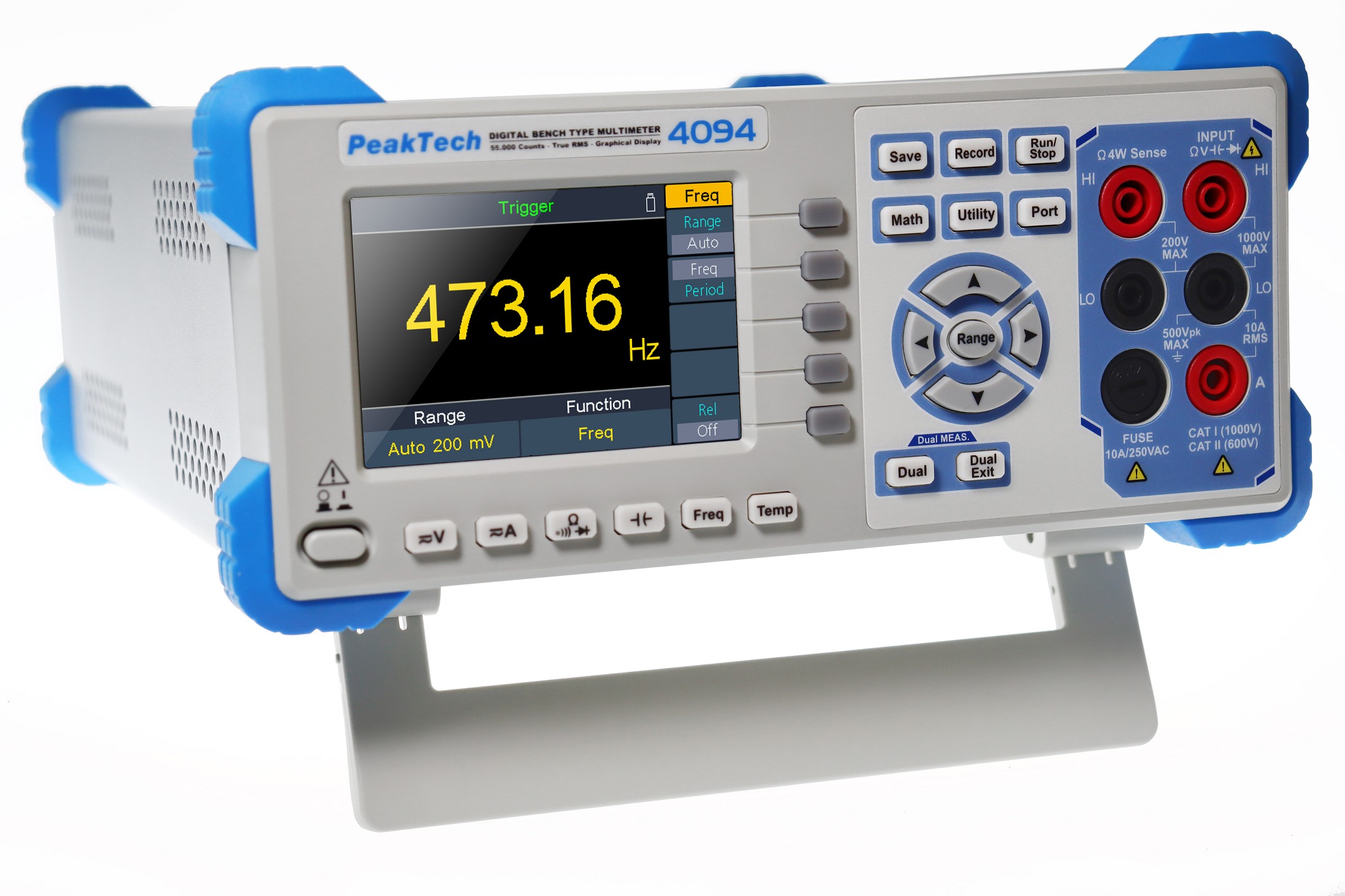«PeakTech® P 4094» Graficzny multimetr stołowy z wyświetlaczem TFT