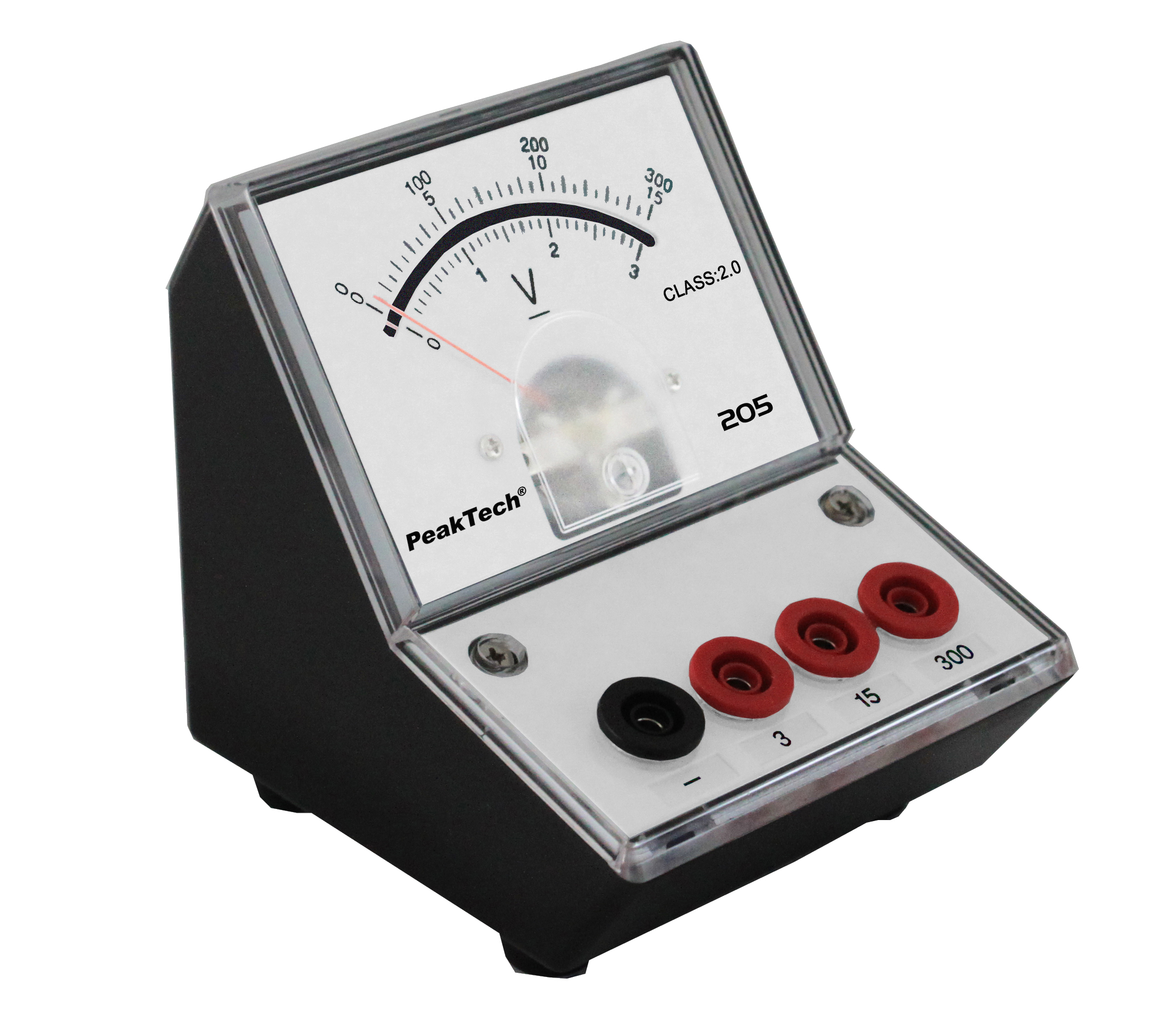 «PeakTech® P 205-07» Voltímetro Analógico - 0 ... 3V/15V/300V DC