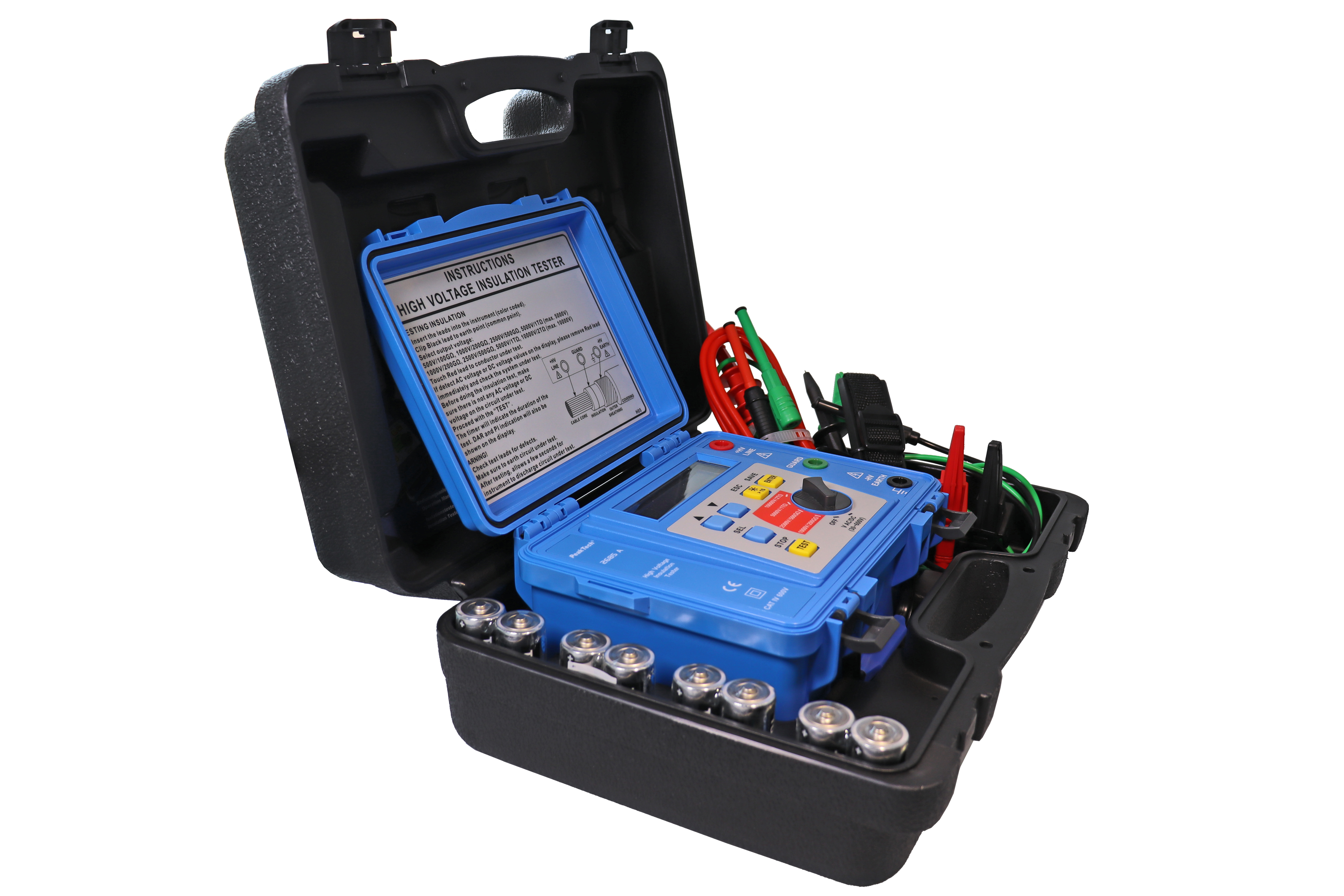 «PeakTech® P 2685 A» Medidor de aislamiento 1000V ... 10KV/2TΩ