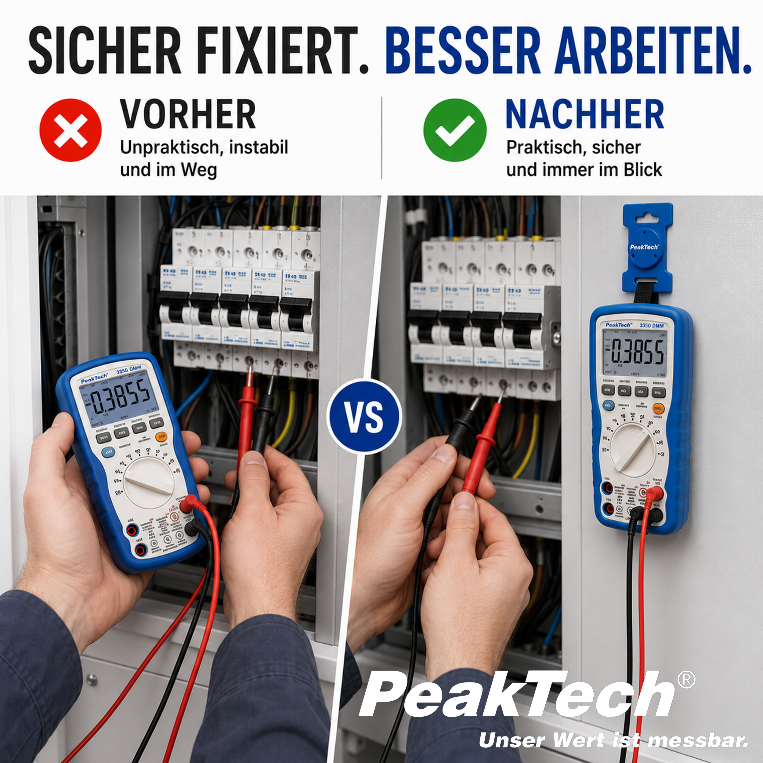 «PeakTech® P 7100» Magnet Holding Kit