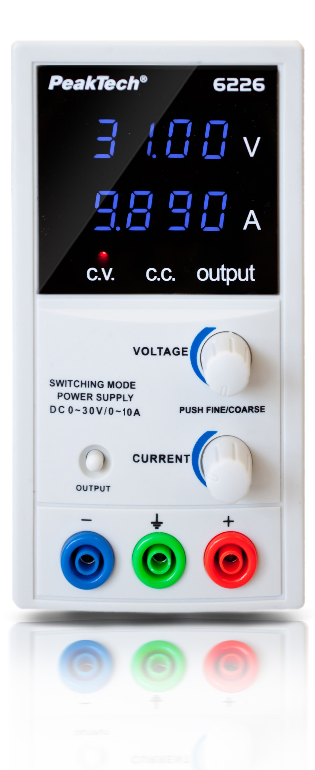 «PeakTech® P 6226» Switching Mode Power Supply 0 - 30 V / 0 - 10 A DC