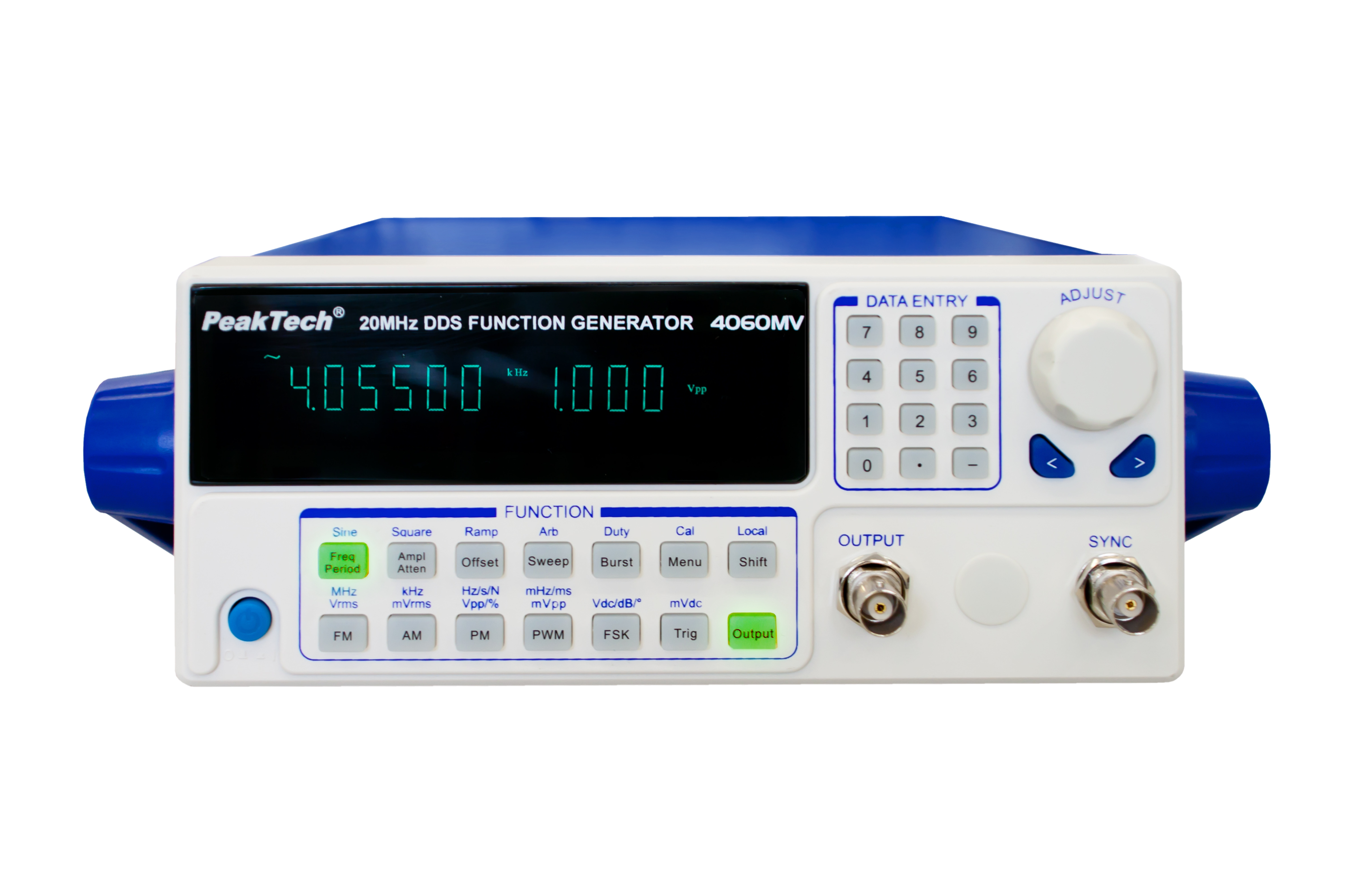 «PeakTech® P 4060 MV» DDS Funktionsgenerator 10 µHz - 20 MHz