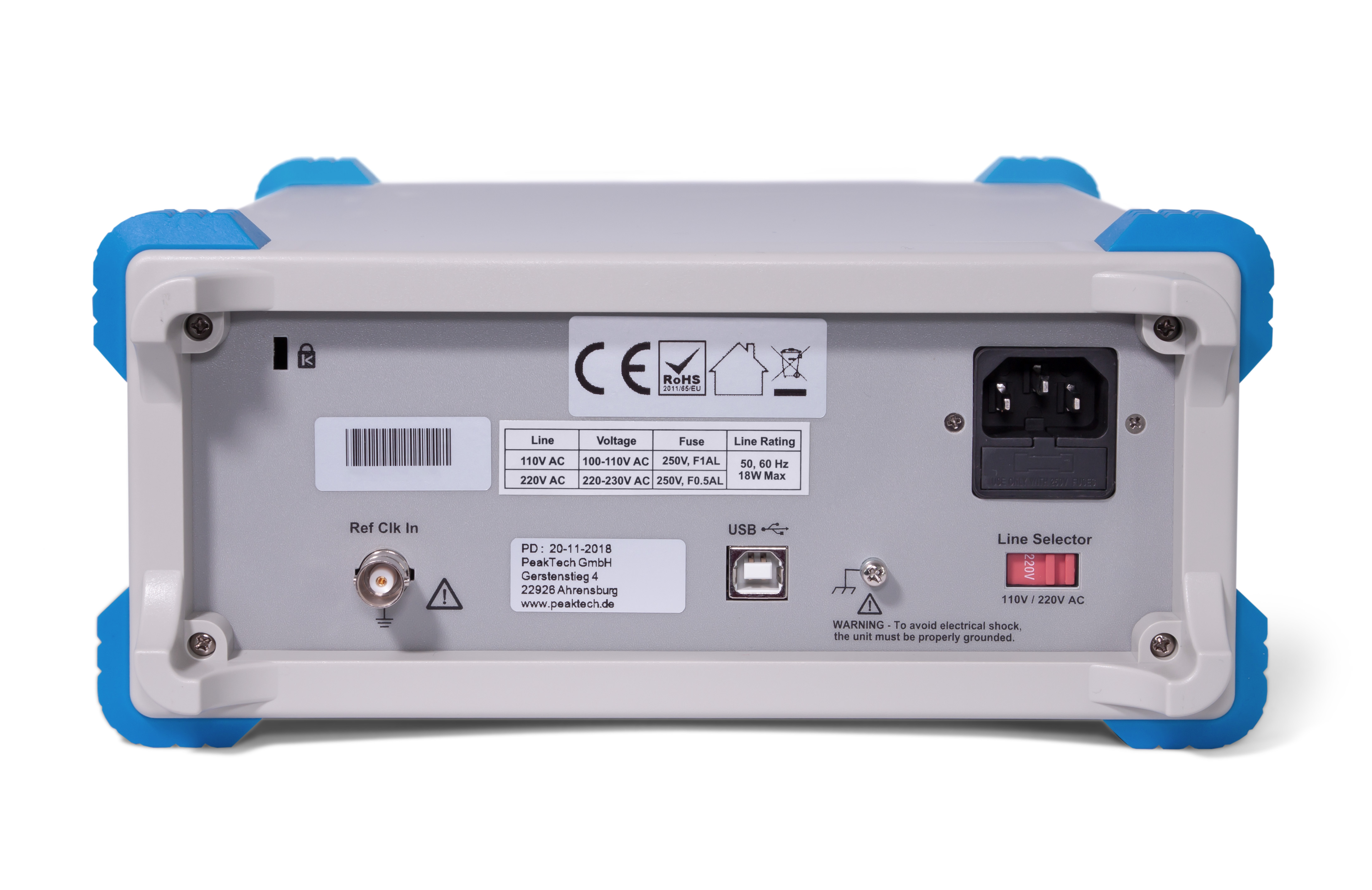 «PeakTech® P 4120» 1 CH Generador Arbitrario de Funciones, 1µHz-5MHz