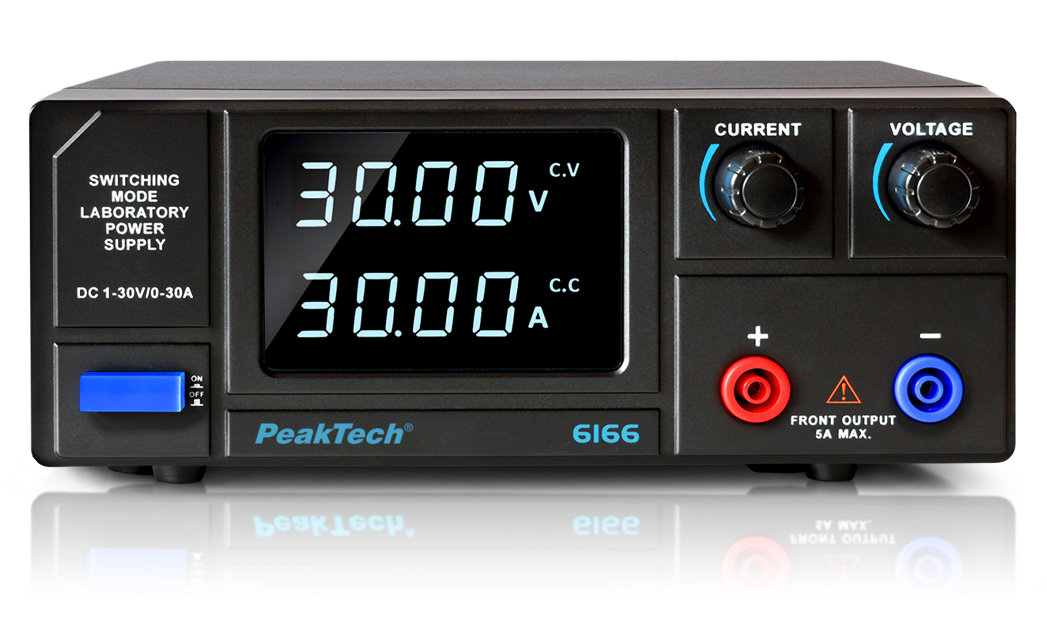 «PeakTech® P 6166» DC Switching Model Power Supply ~ 1 - 30V / 0 - 30A