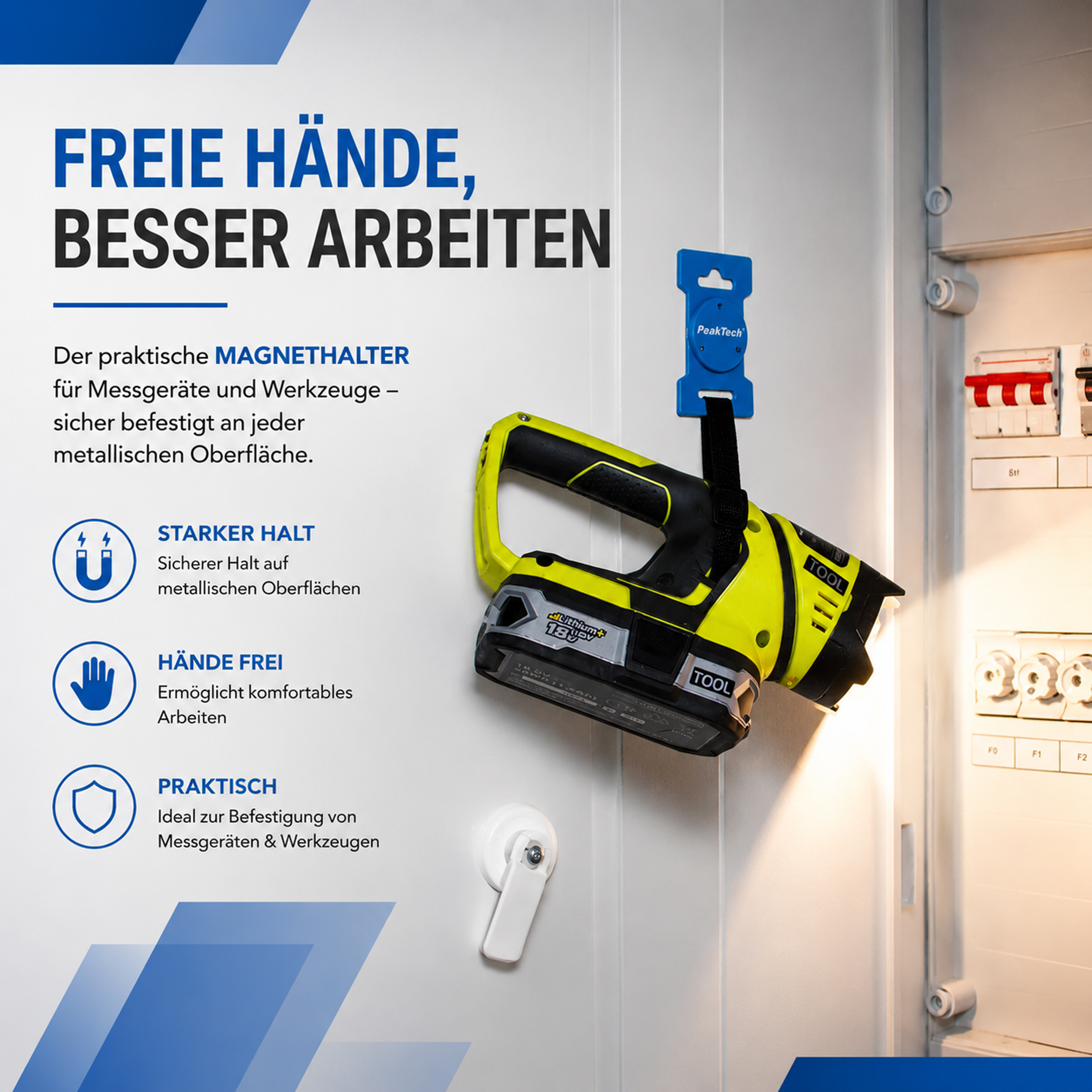 «PeakTech® P 7100» Magnet Holding Kit