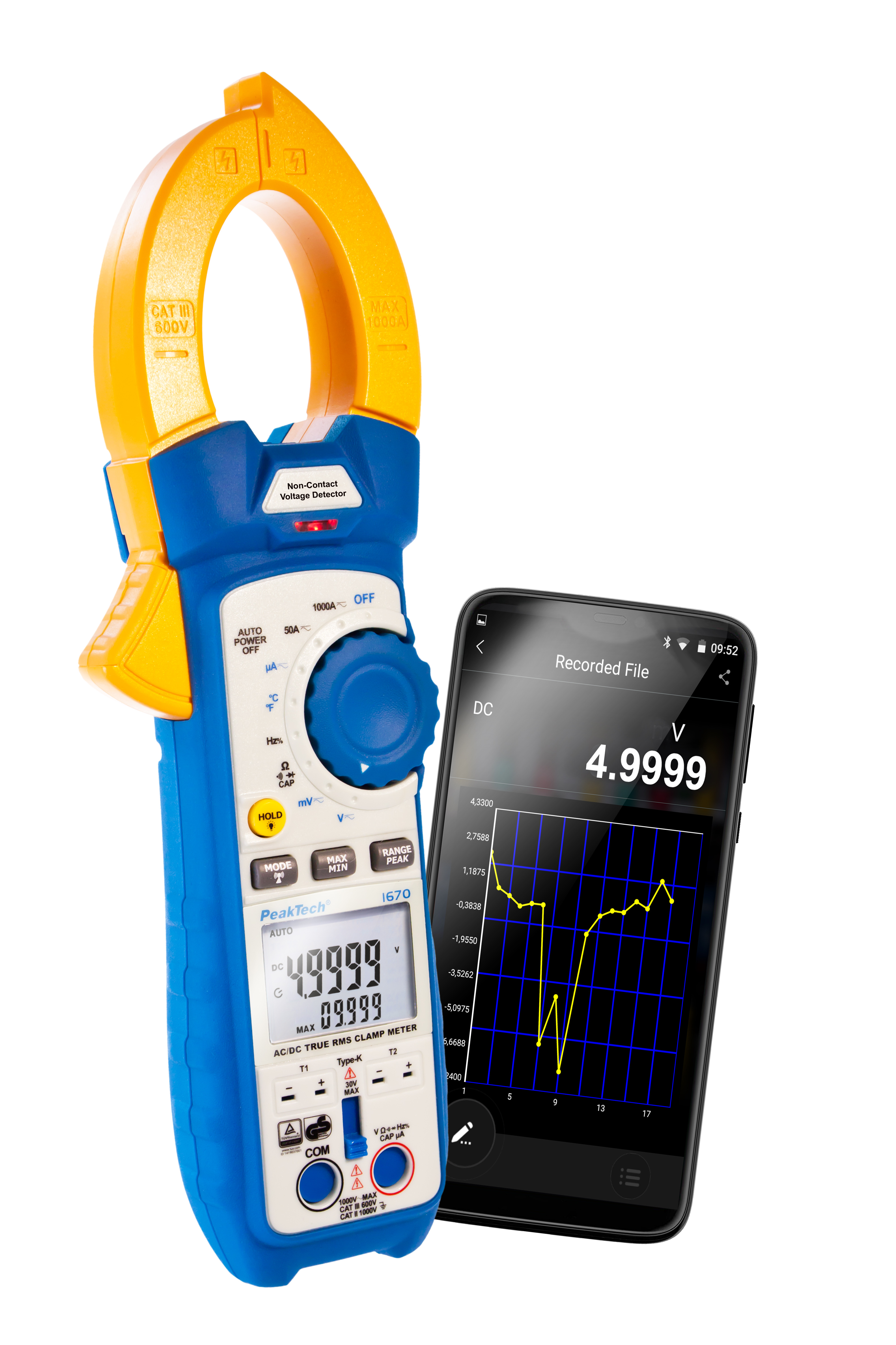 «PeakTech® P 1670» Pince multimètre TrueRMS